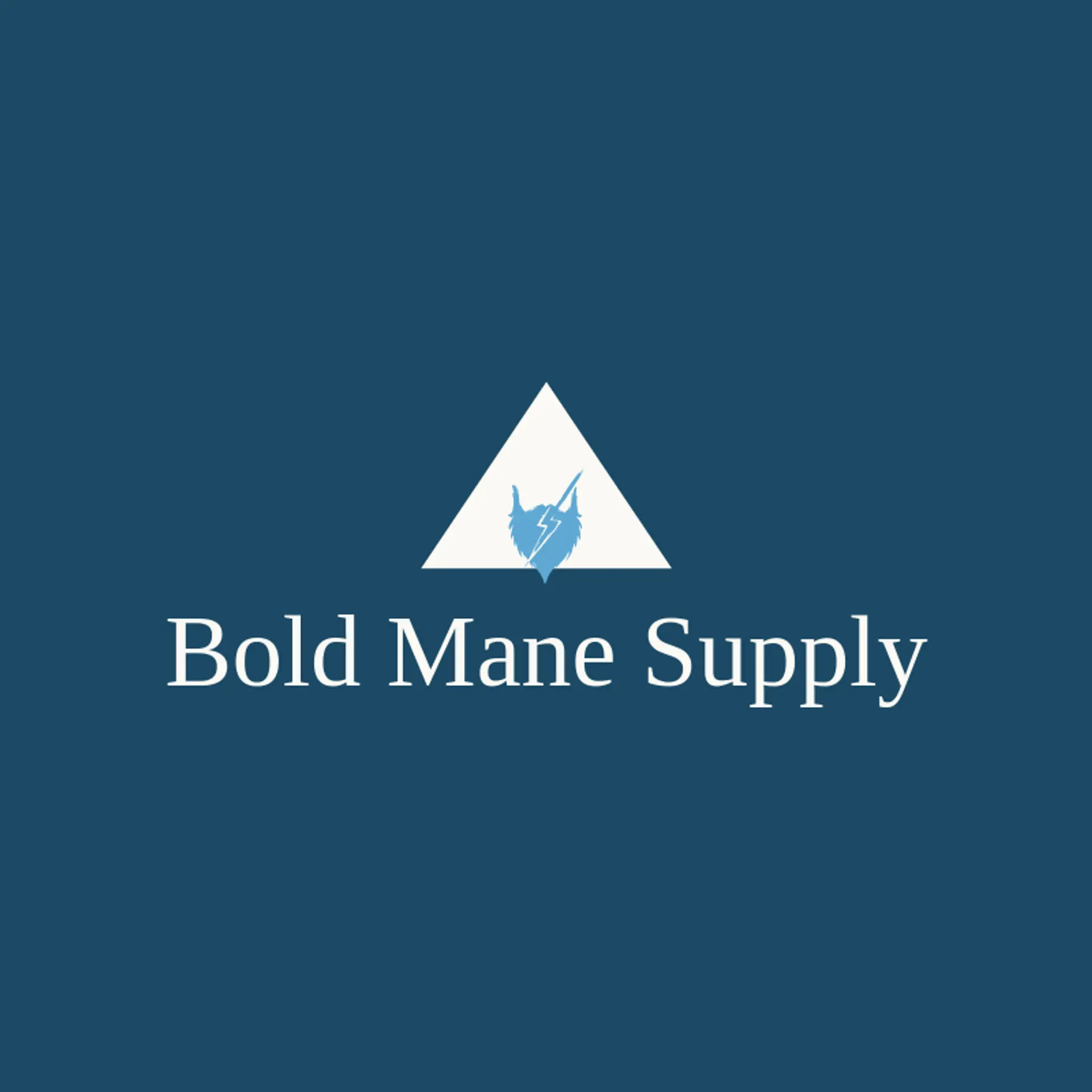 Bold Mane Supply logo for beard