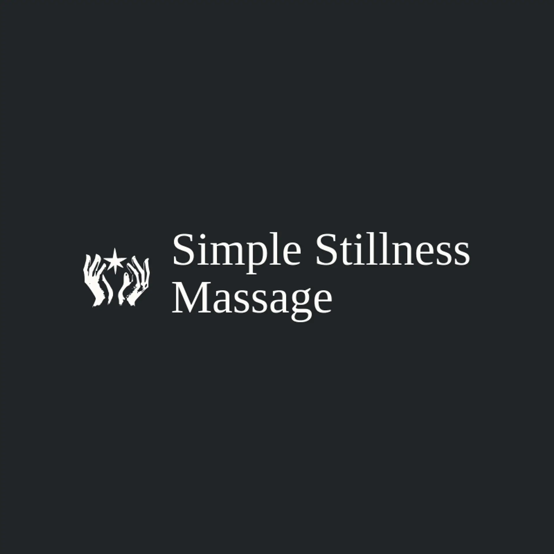 Simple Stillness Massage logo for massage therapy