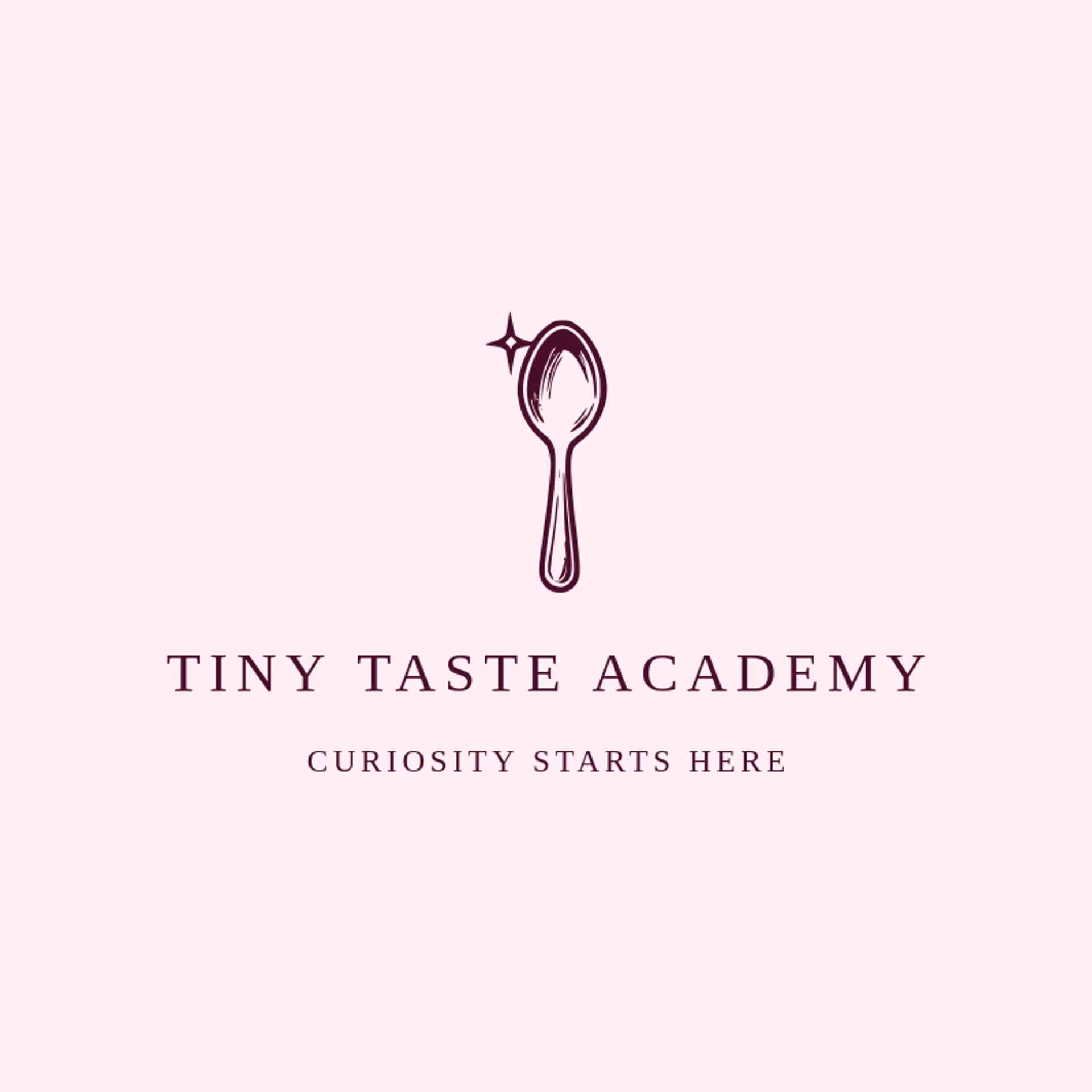 Tiny Taste Academy logo for spoon