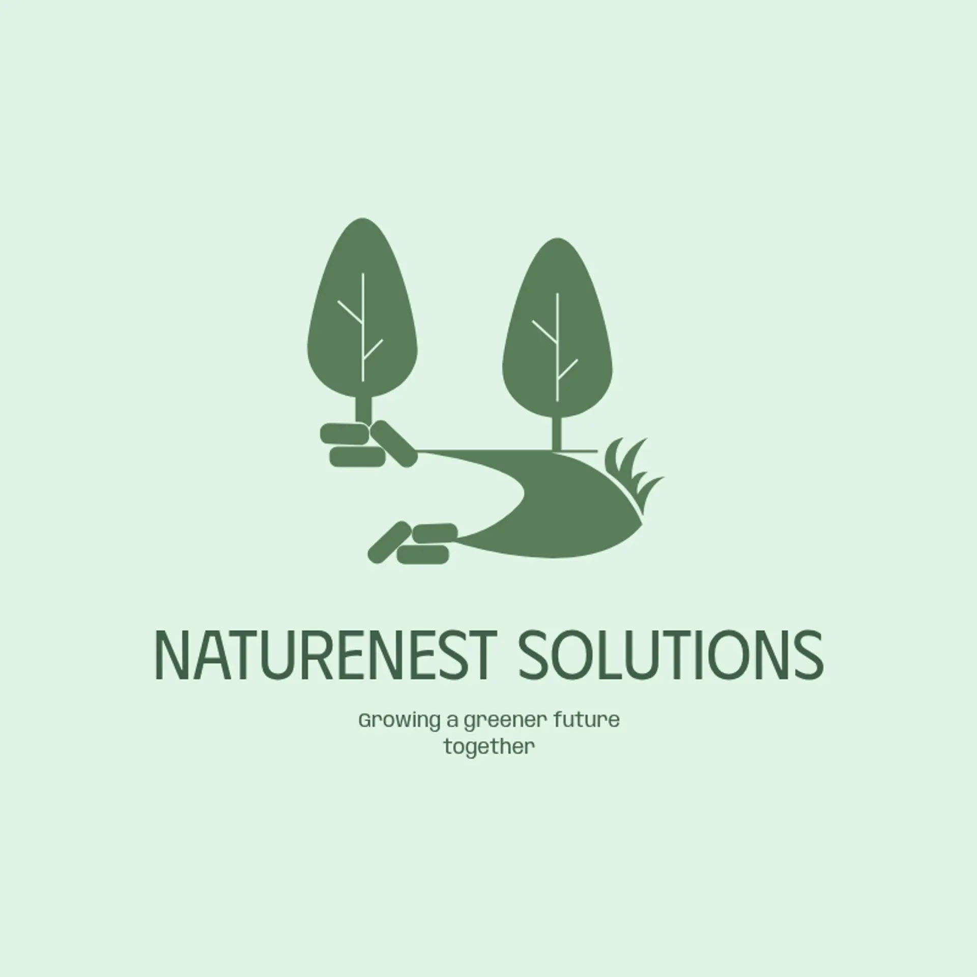 NatureNest Solutions logo for cool landscaping