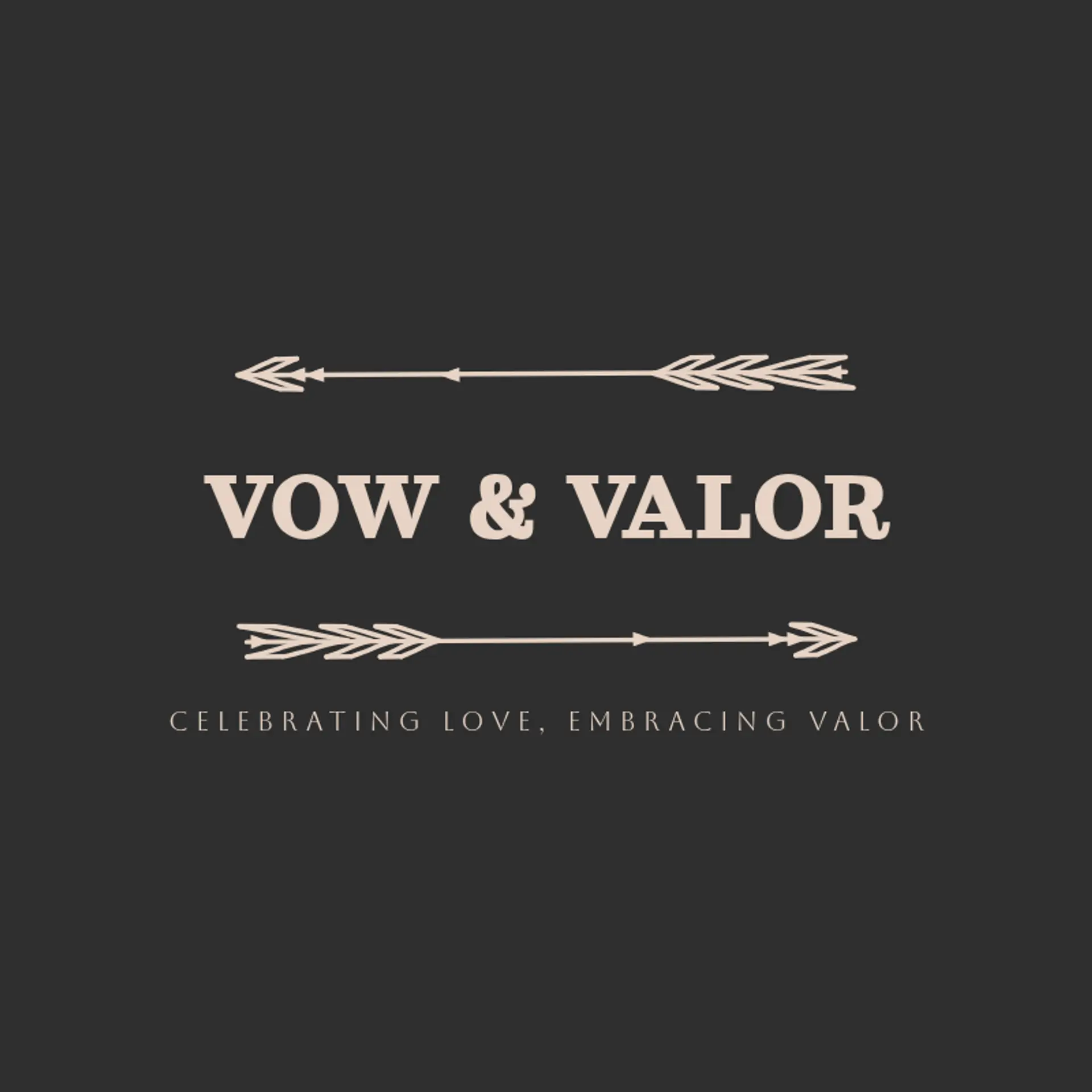 Vow & Valor logo for best wedding
