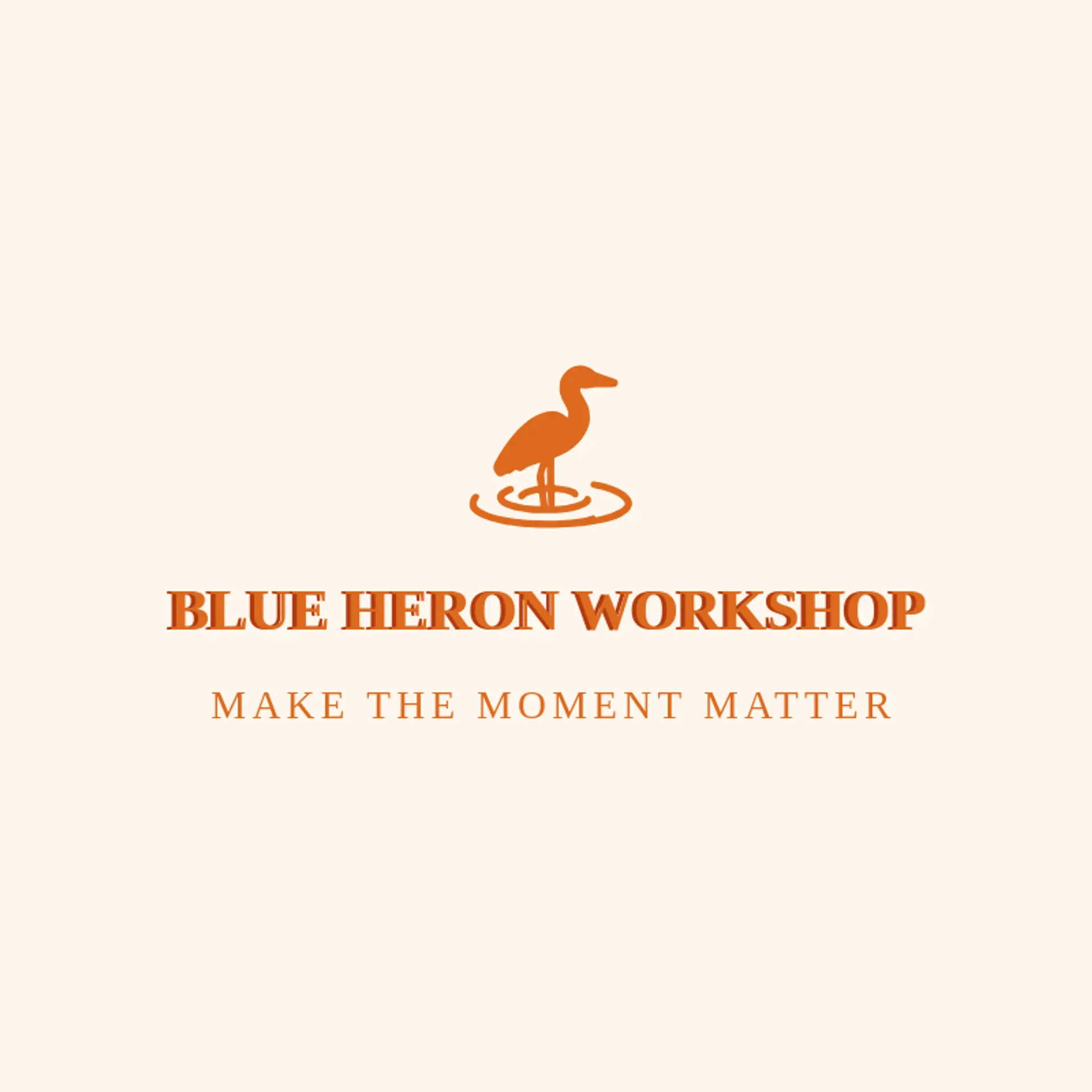 Blue Heron Workshop logo for michigan