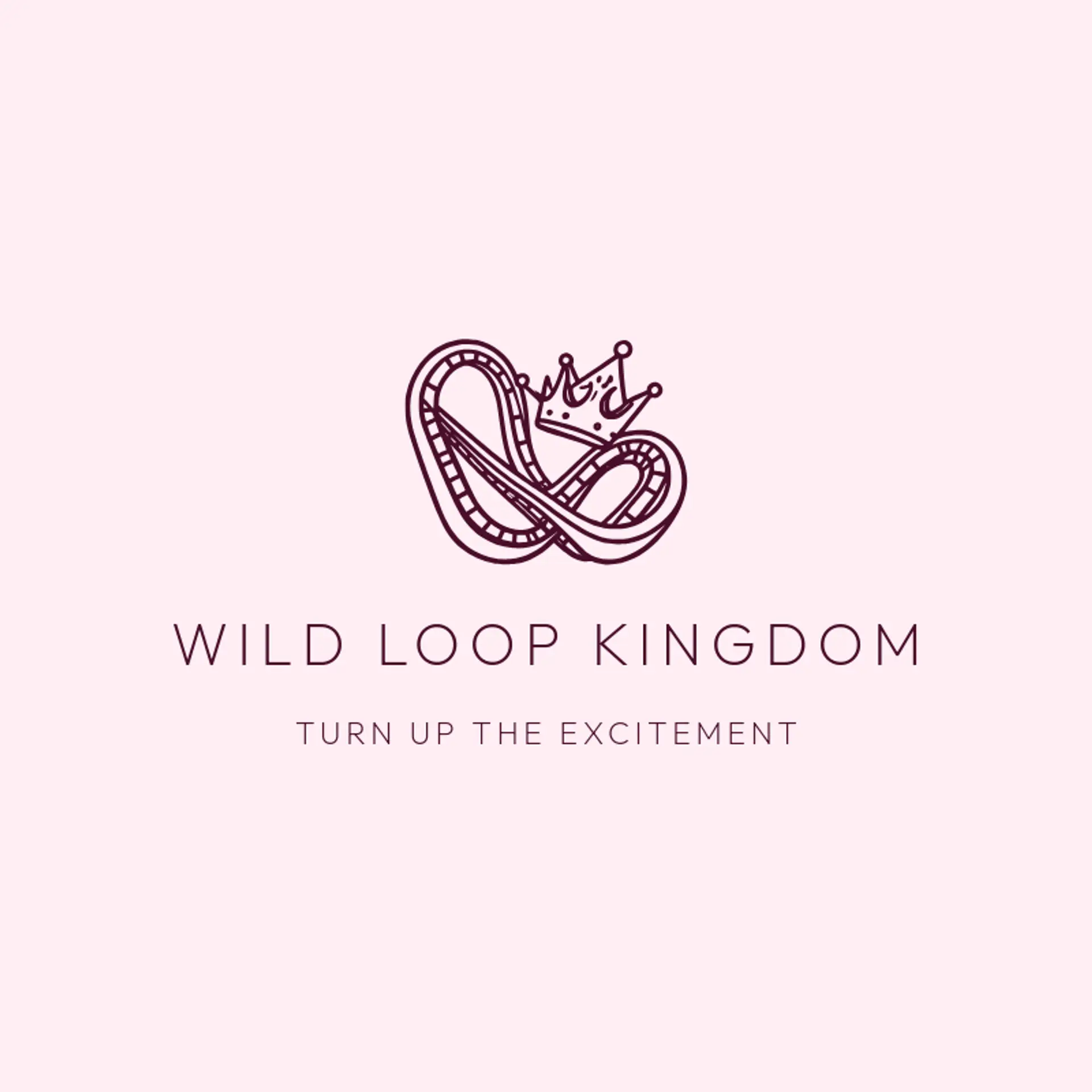 Wild Loop Kingdom logo for theme park