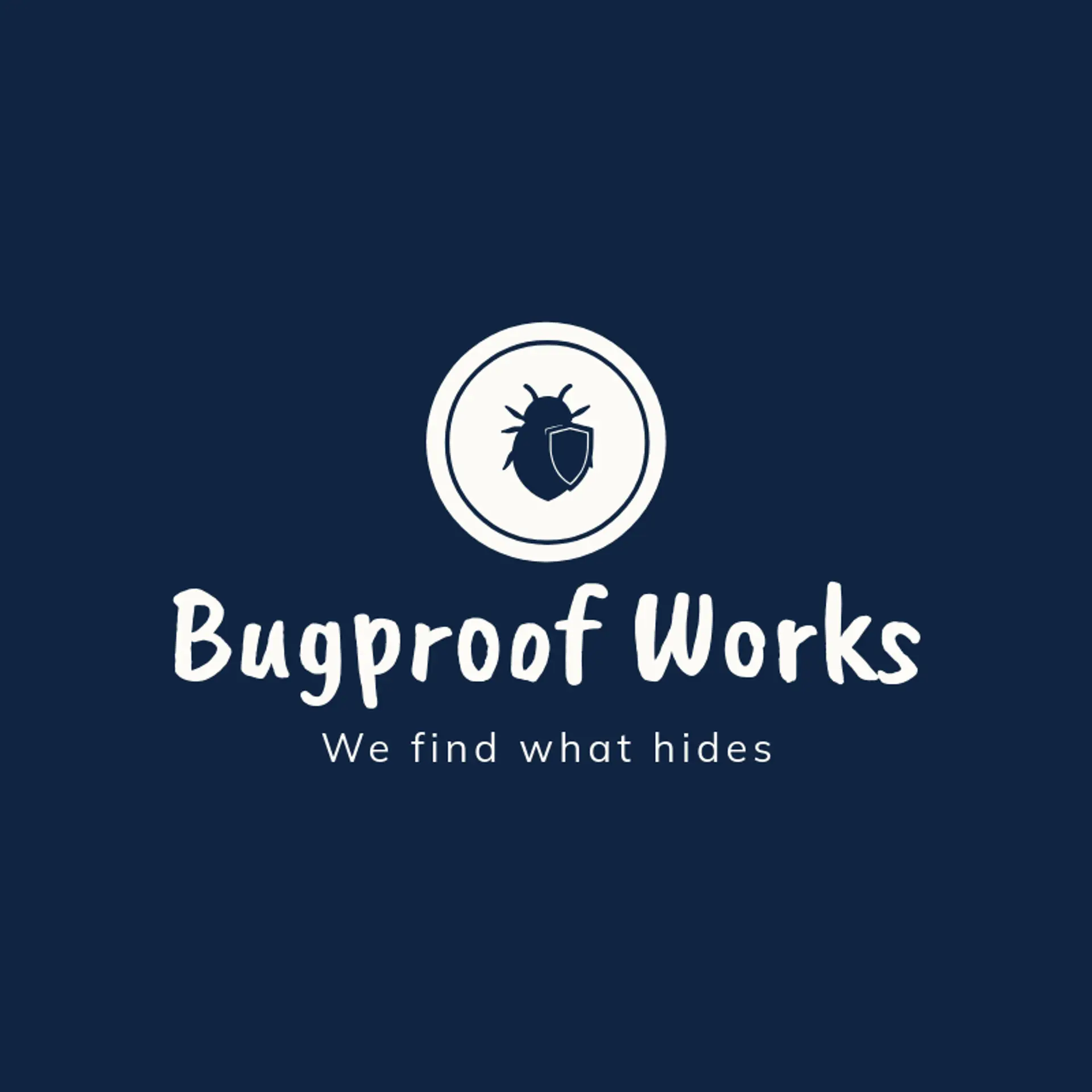 Bugproof Works logo for cybersecurity