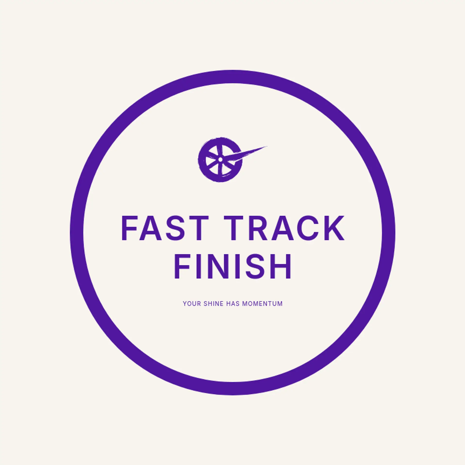 Fast Track Finish logo for car detailing