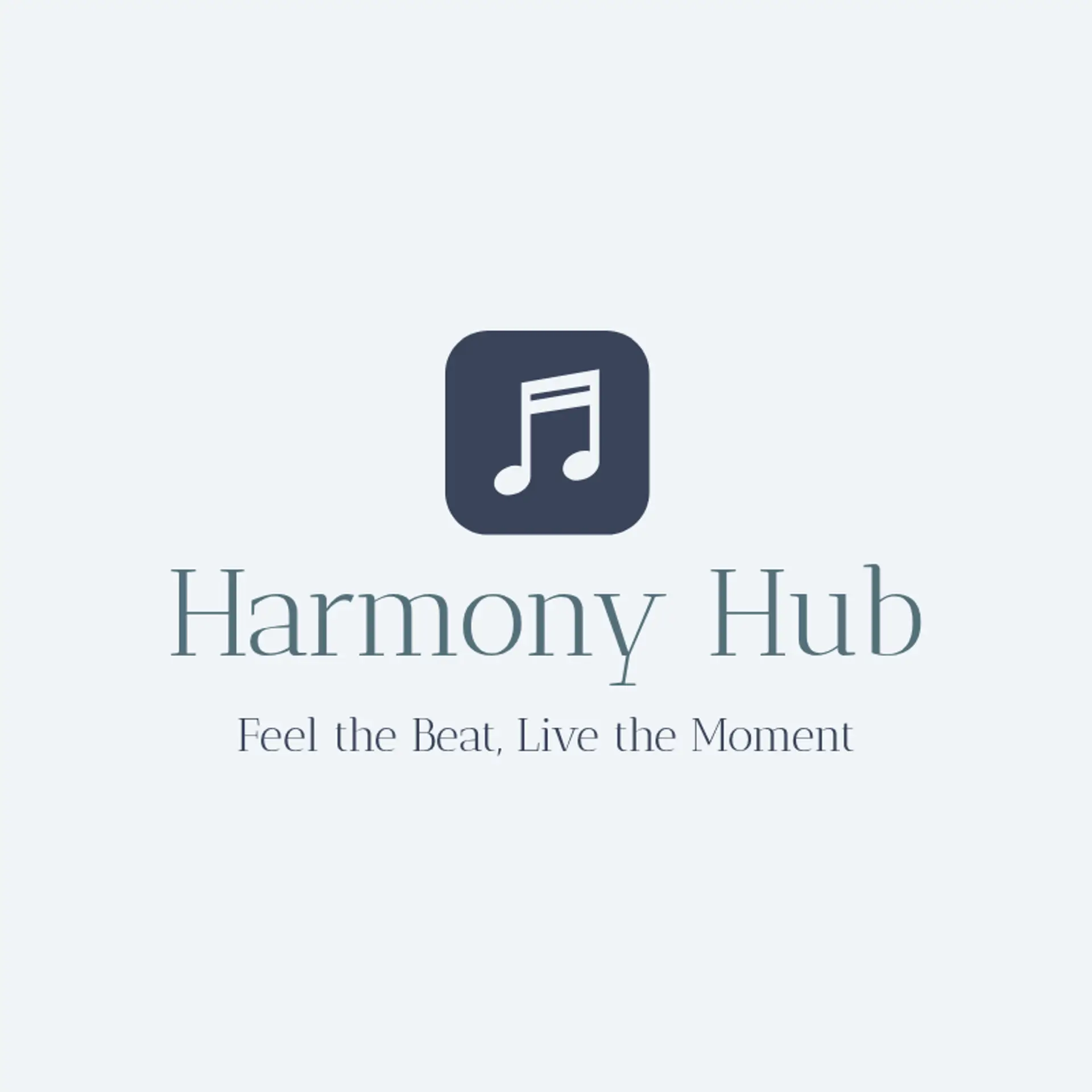 Harmony Hub logo for cool music