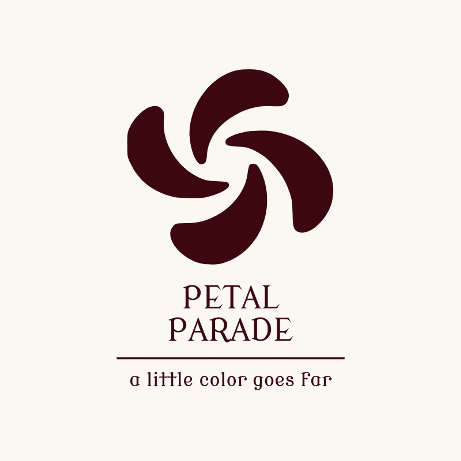 Petal Parade logo for pinwheel