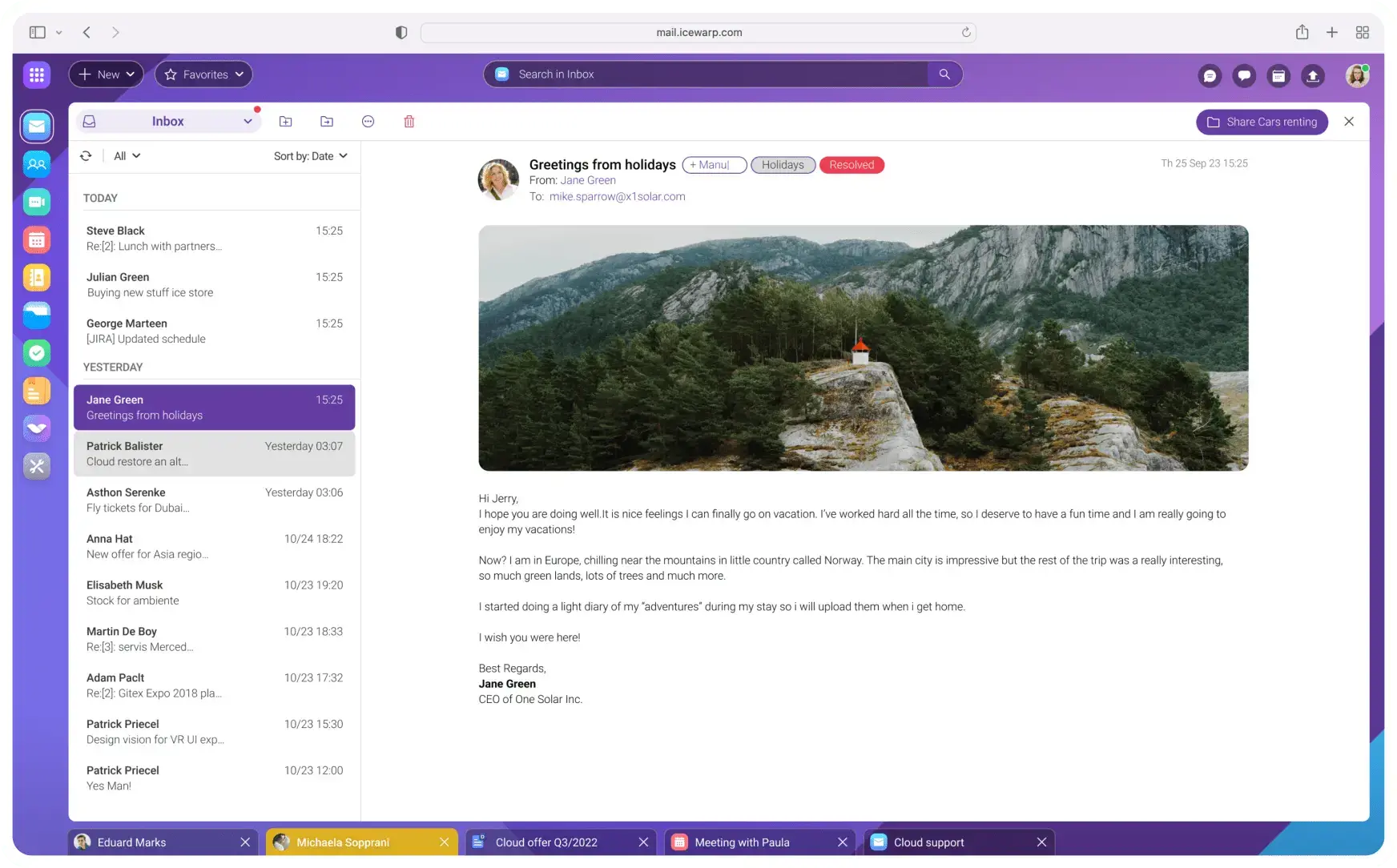IceWarp business email