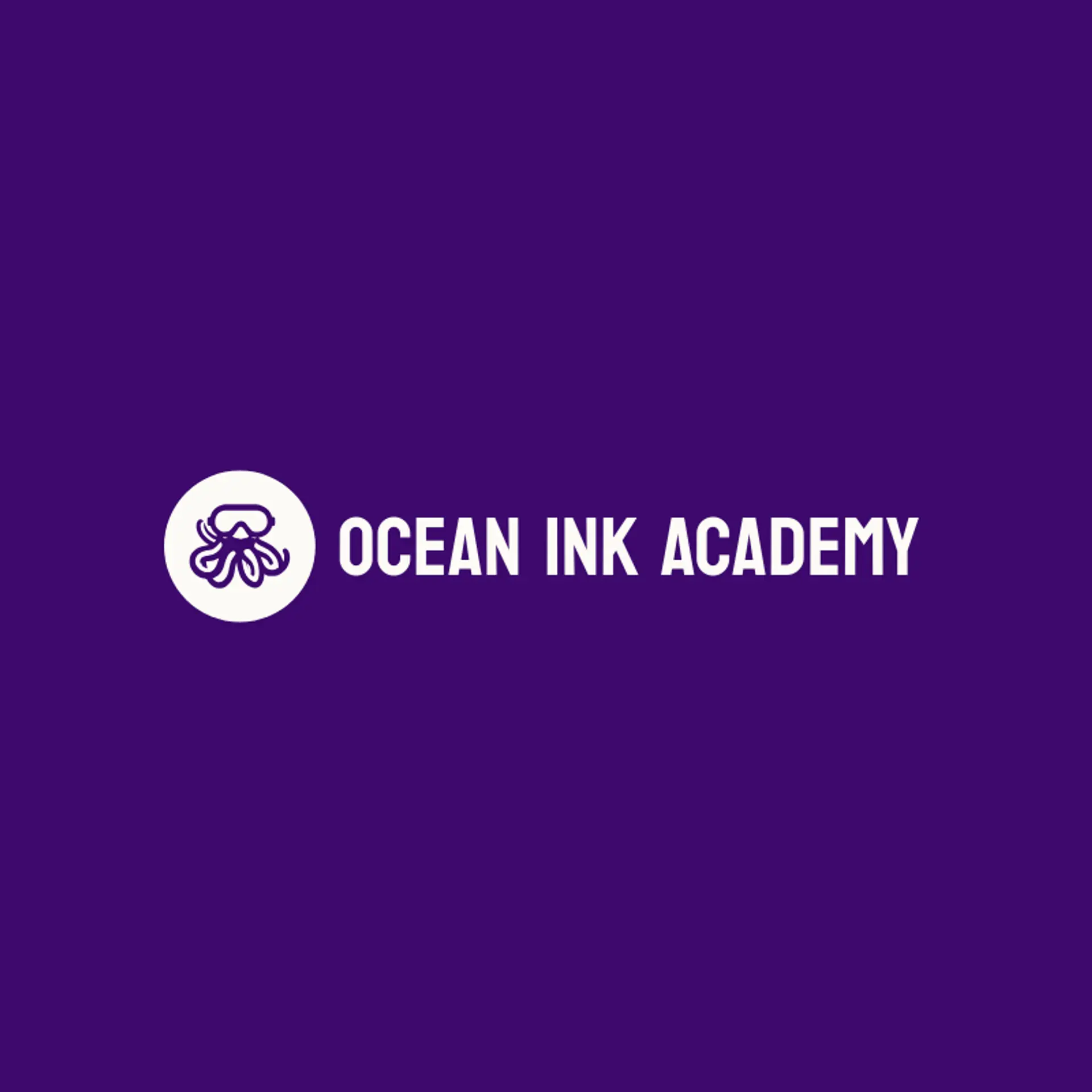 Ocean Ink Academy logo for octopus