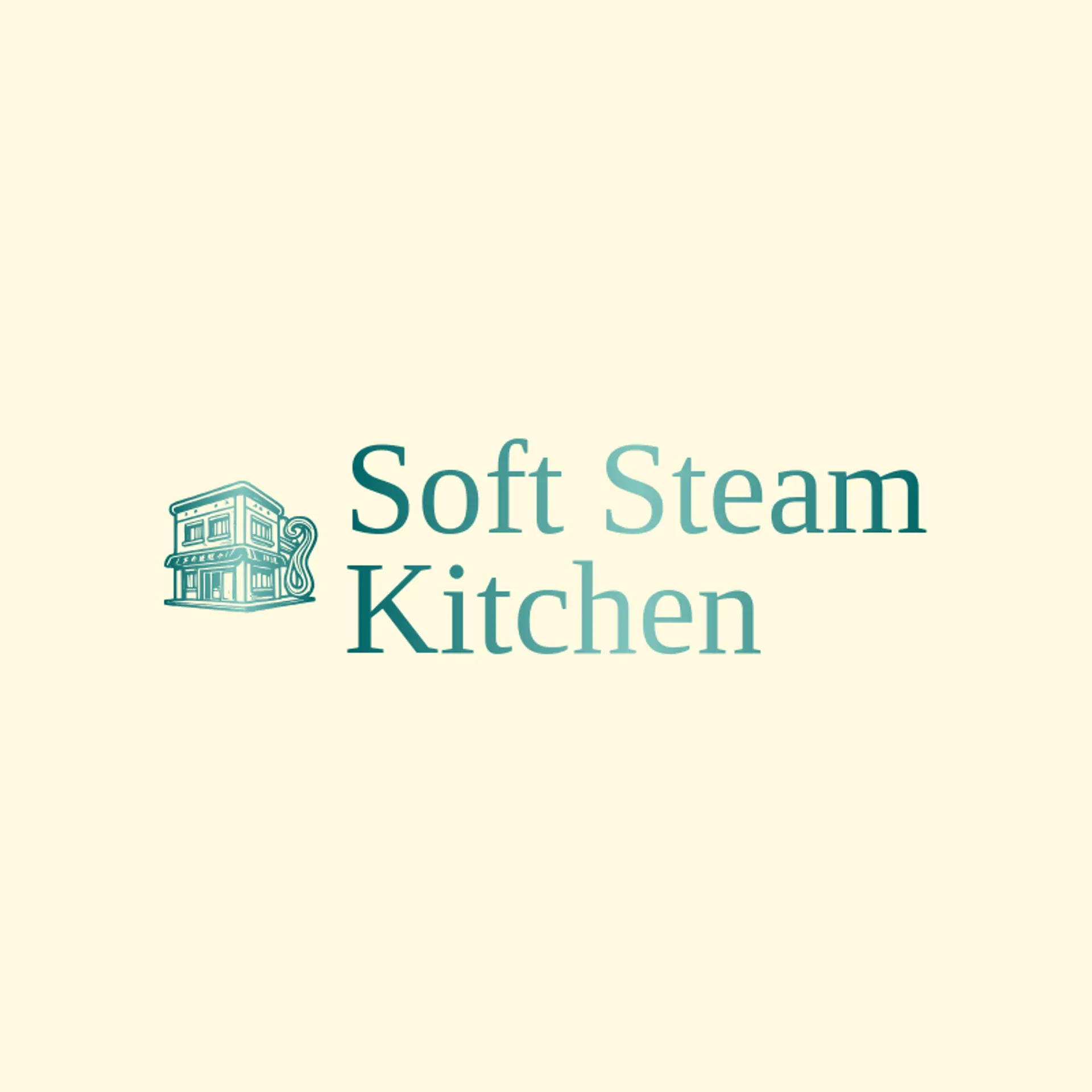 Soft Steam Kitchen logo for chinese restaurant