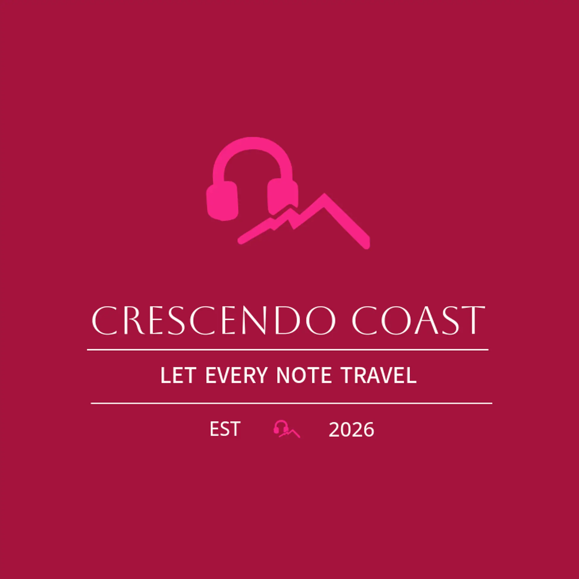 Crescendo Coast logo for headphones
