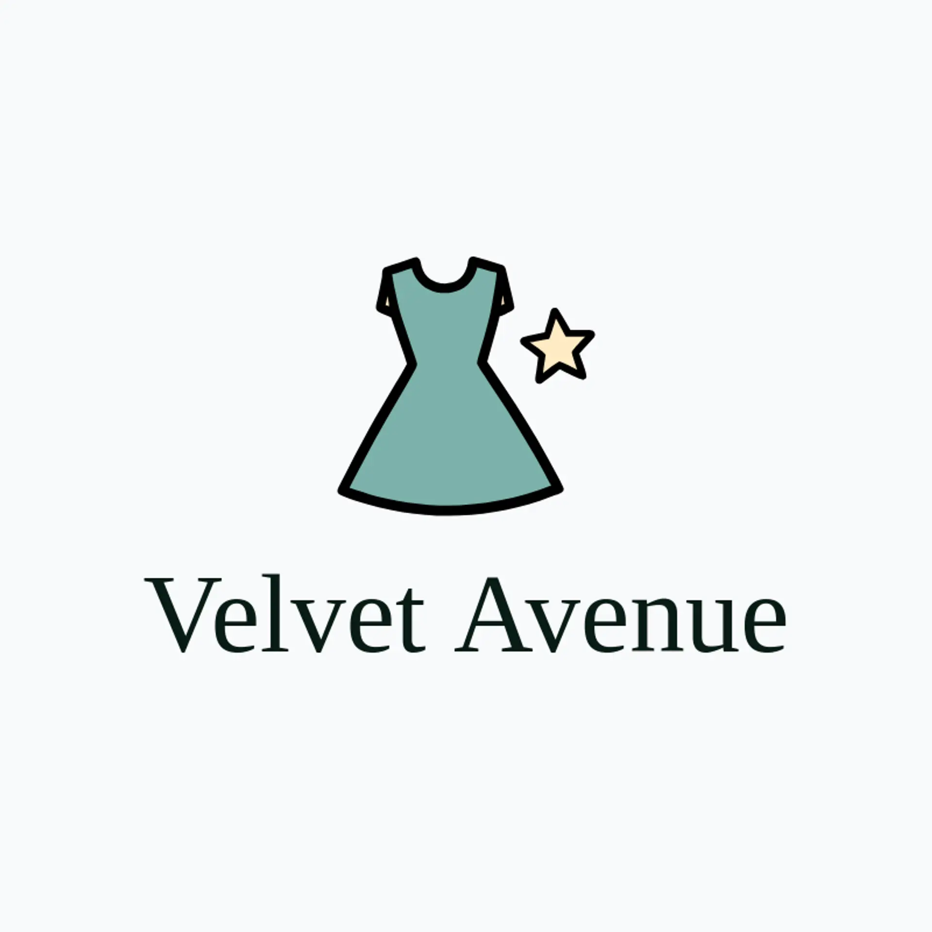 Velvet Avenue logo for clothes