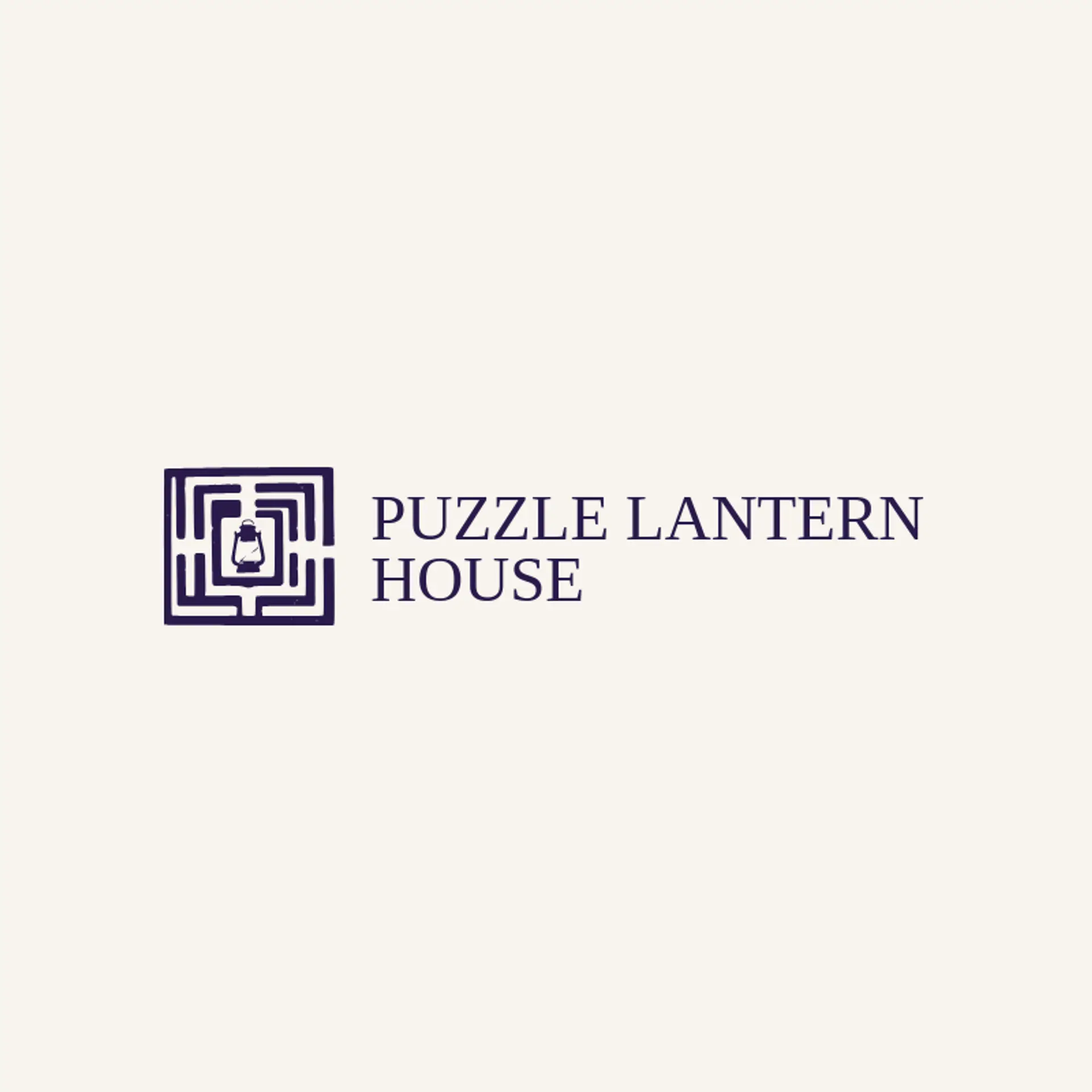 Puzzle Lantern House logo for maze