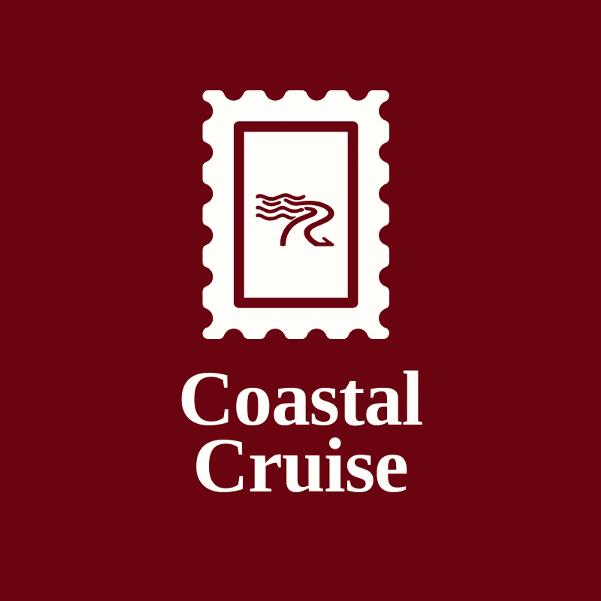 Coastal Cruise logo for road trip