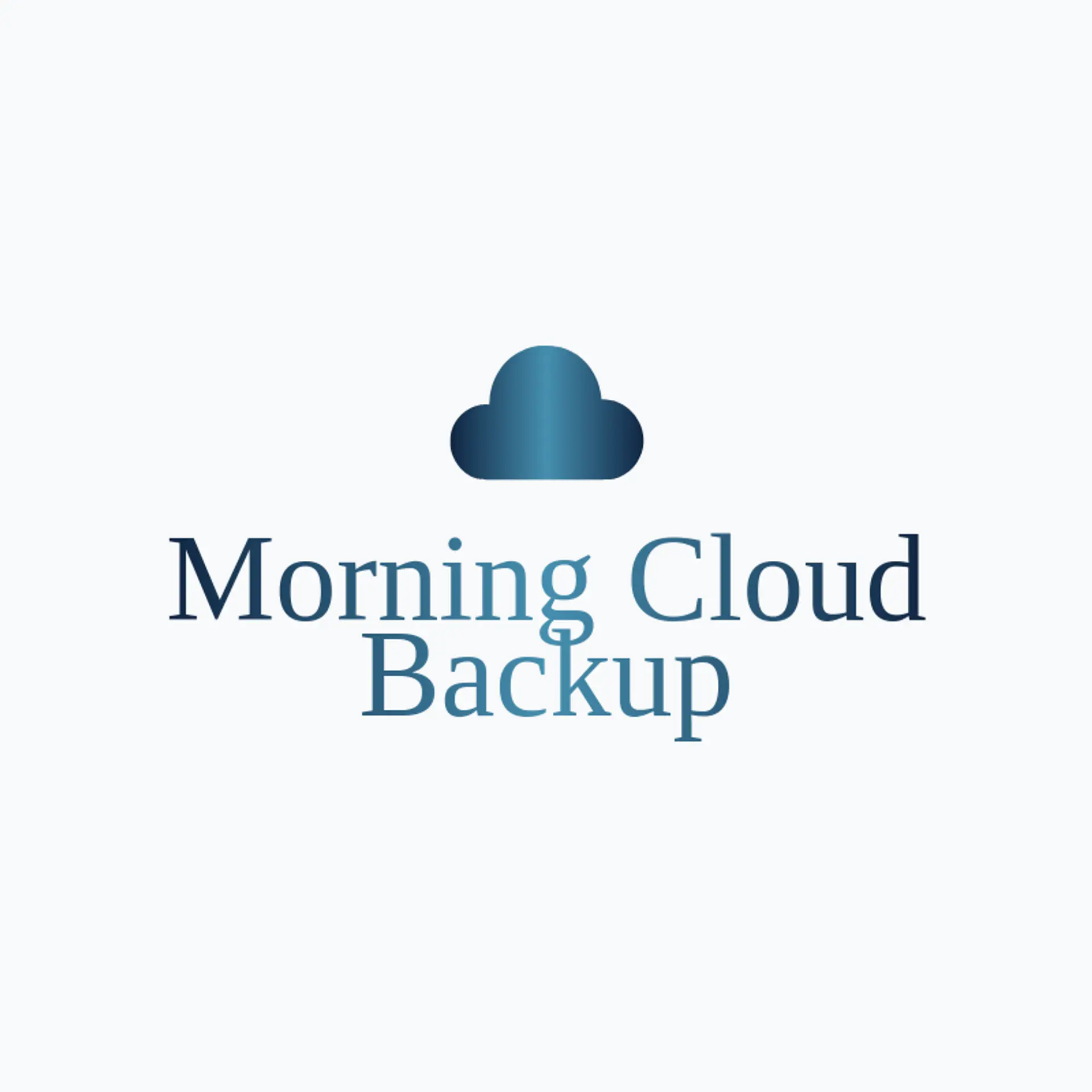 Morning Cloud Backup logo for cloud storage
