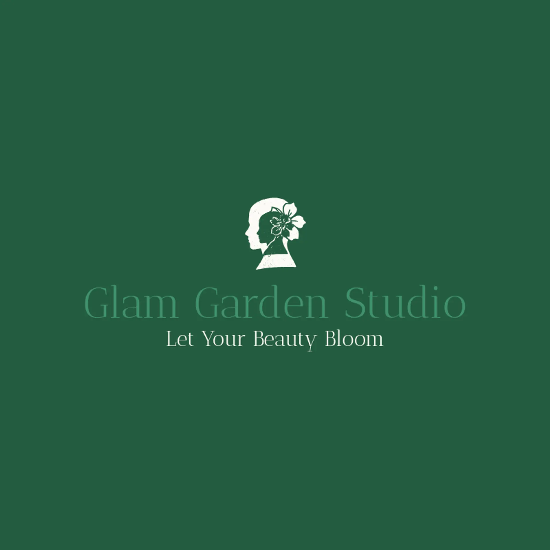 Glam Garden Studio logo for makeup