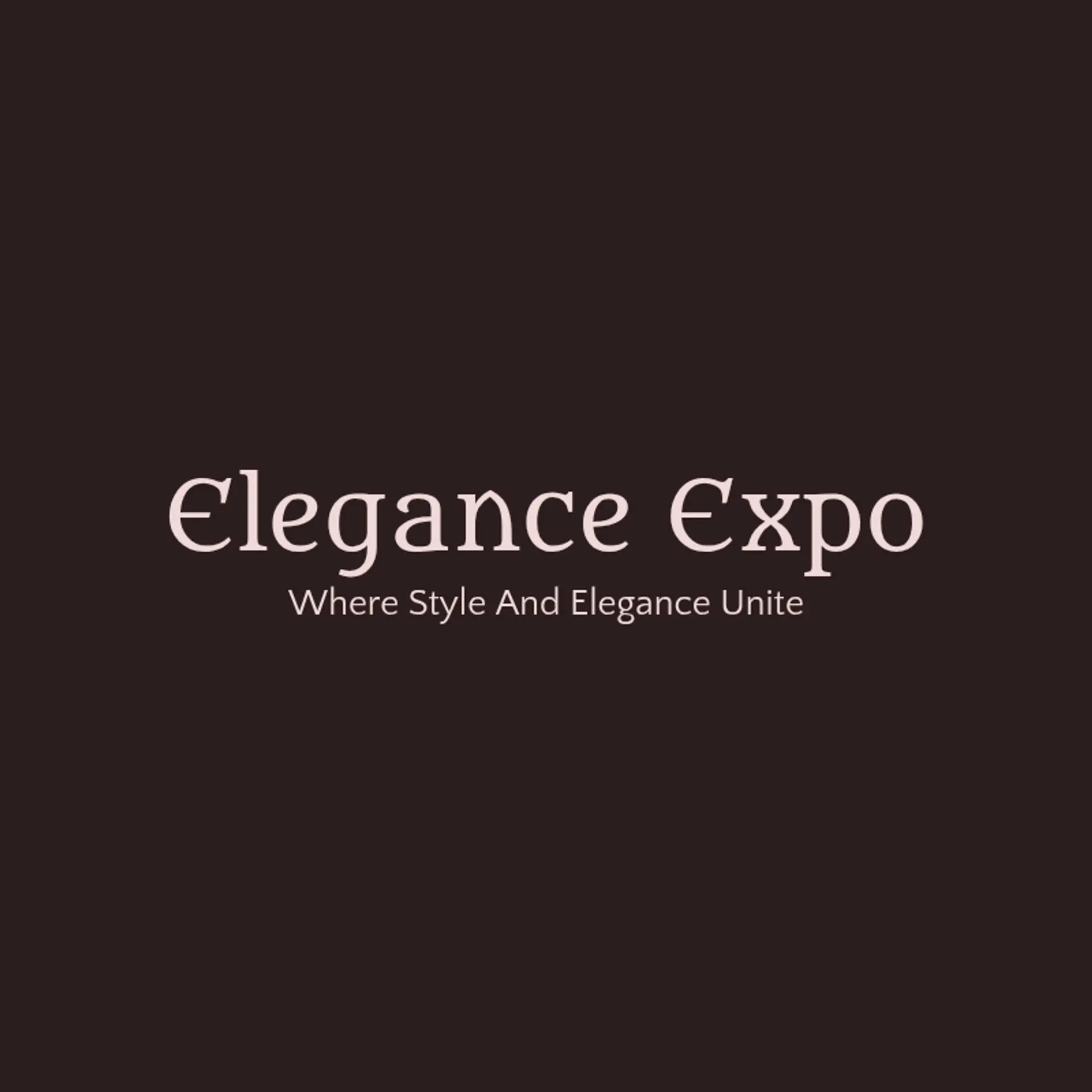Elegance Expo logo for fashion show