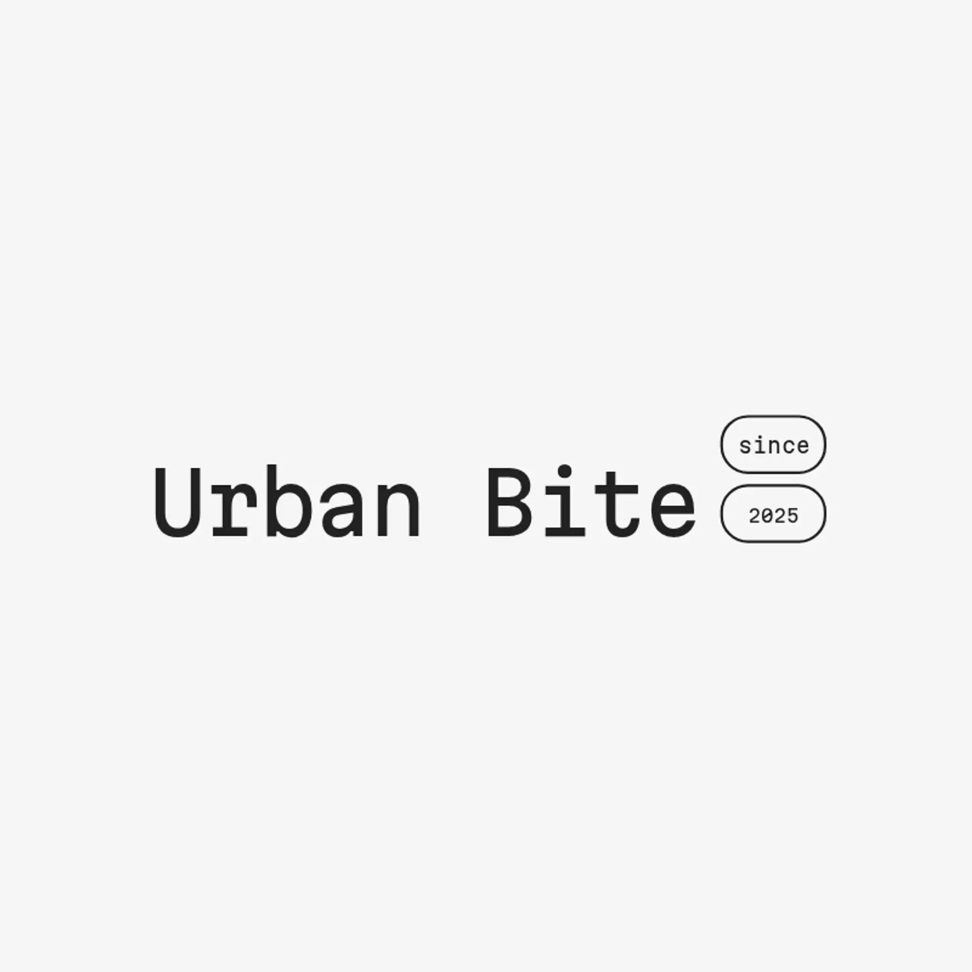 Urban Bite logo for cool restaurant