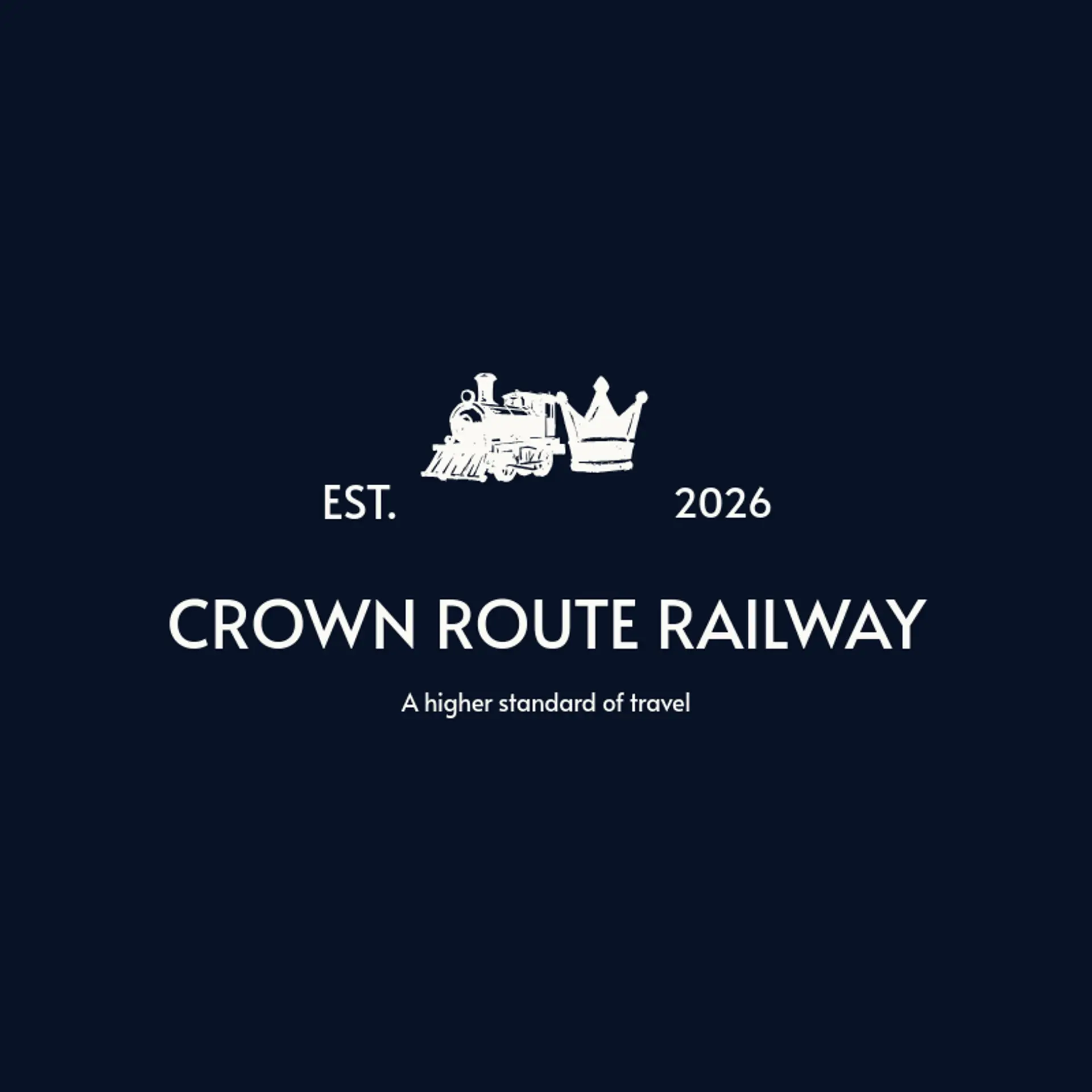 Crown Route Railway logo for railway