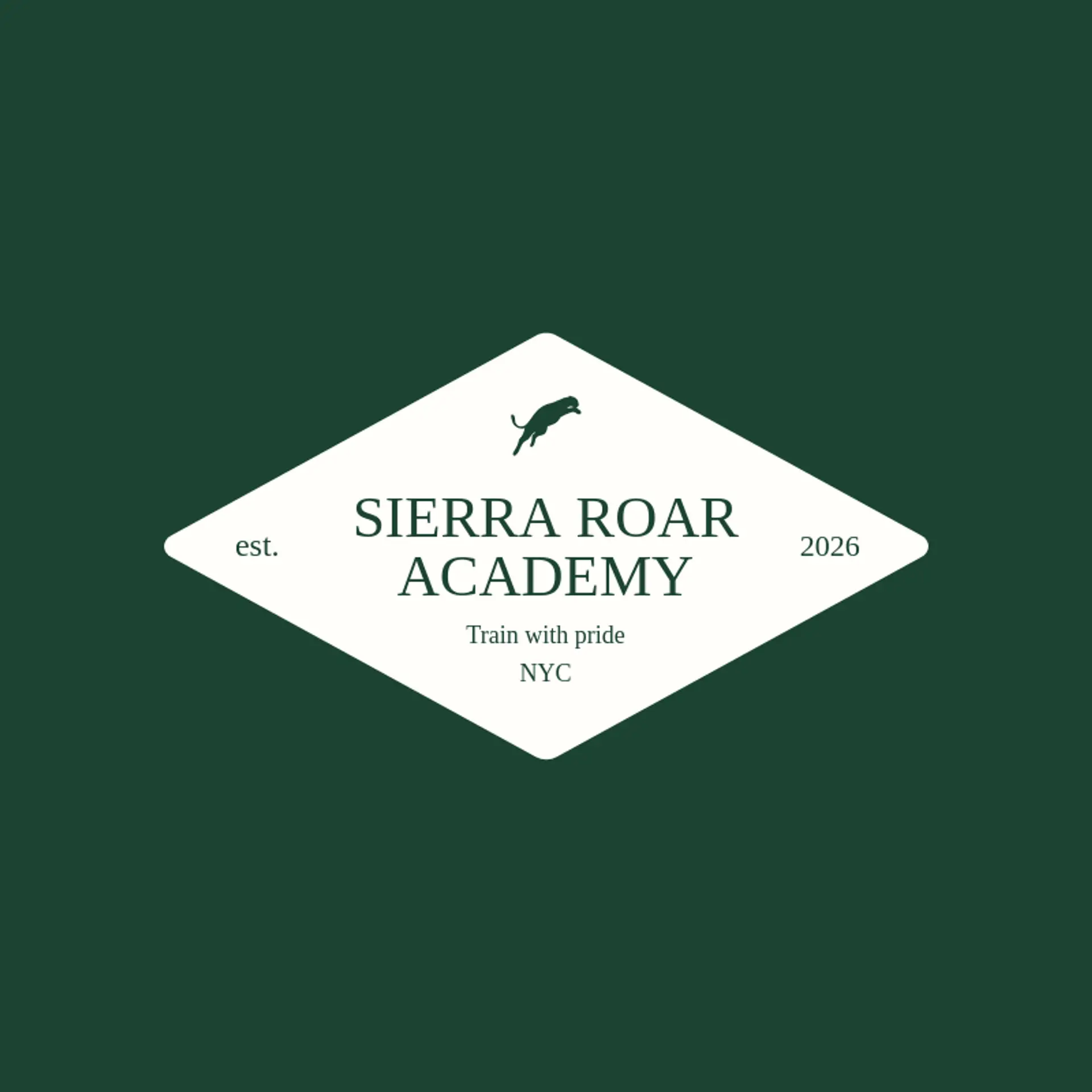 Sierra Roar Academy logo for cougar