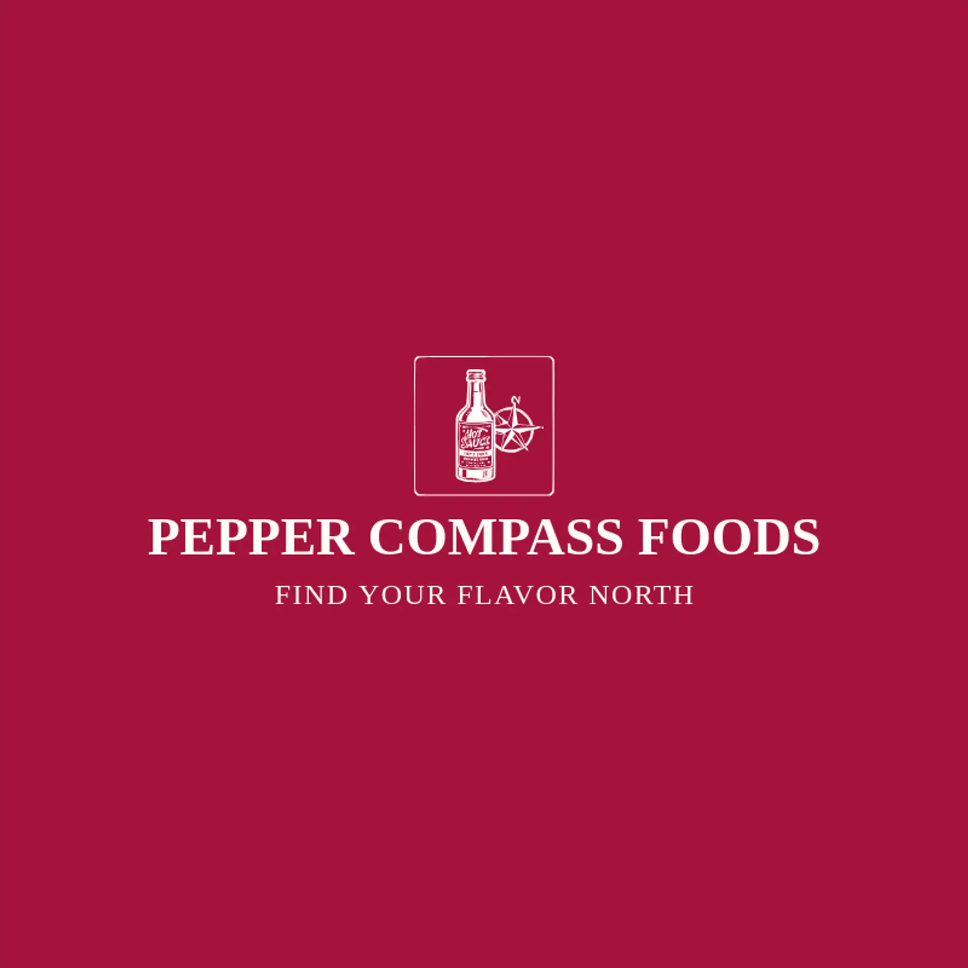Pepper Compass Foods logo for hot sauce