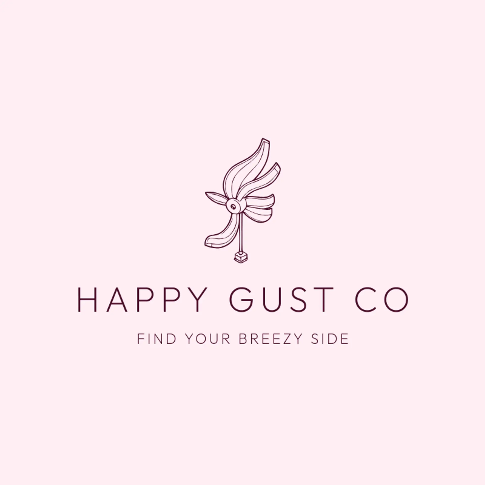 Happy Gust Co logo for pinwheel