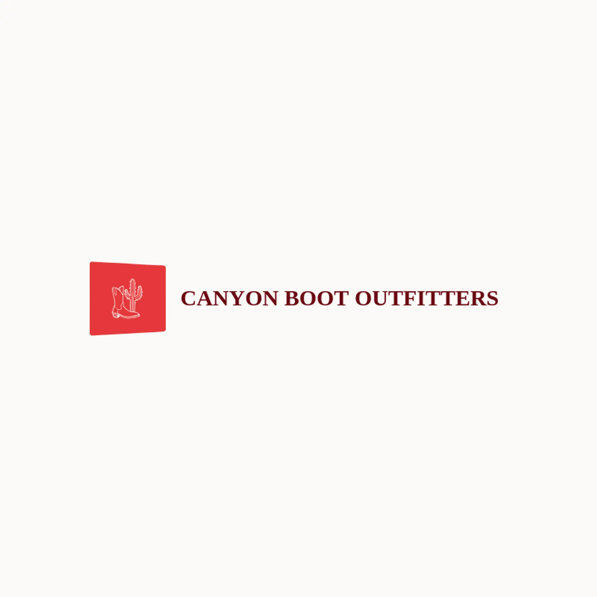 Canyon Boot Outfitters logo for outlaw