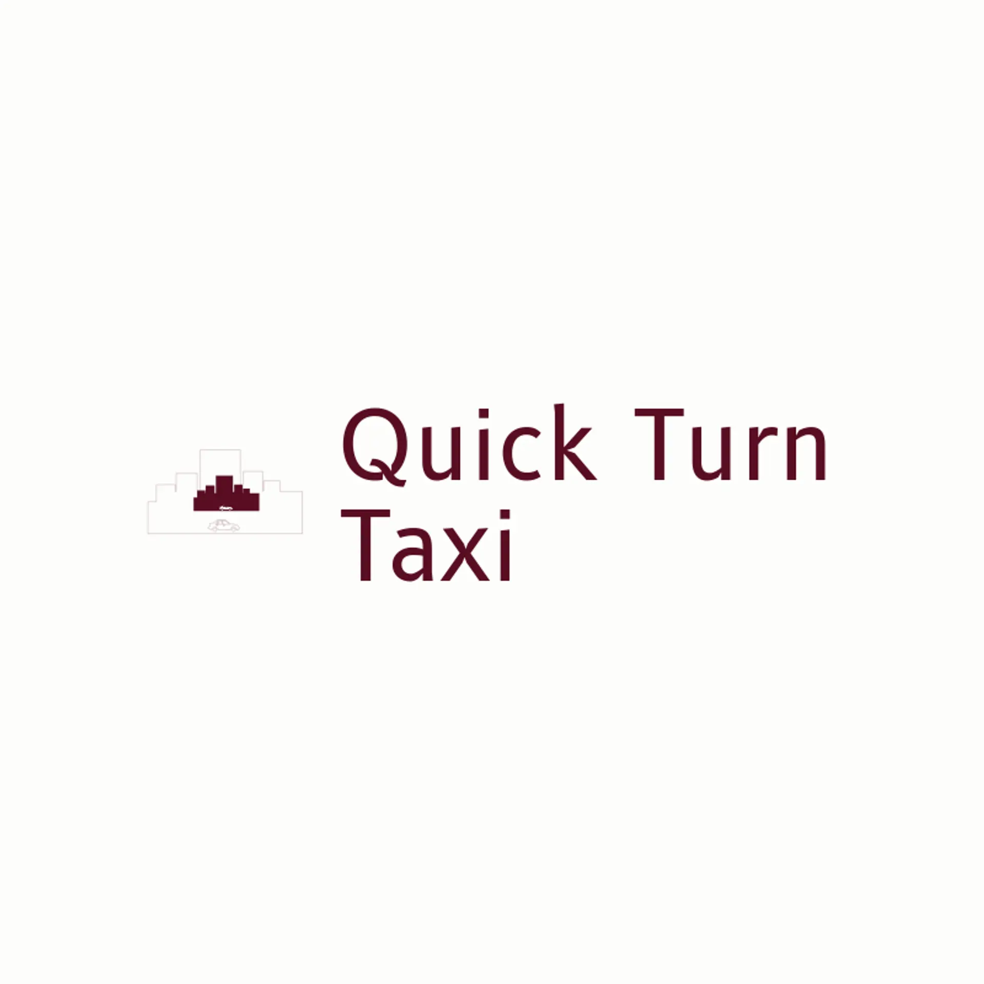 Quick Turn Taxi logo for taxi