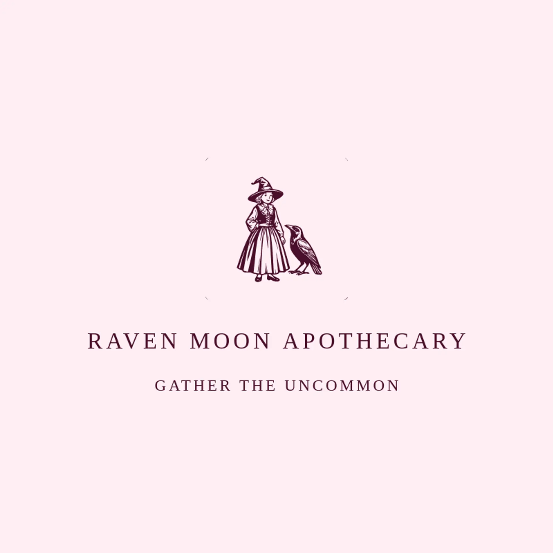Raven Moon Apothecary logo for witch
