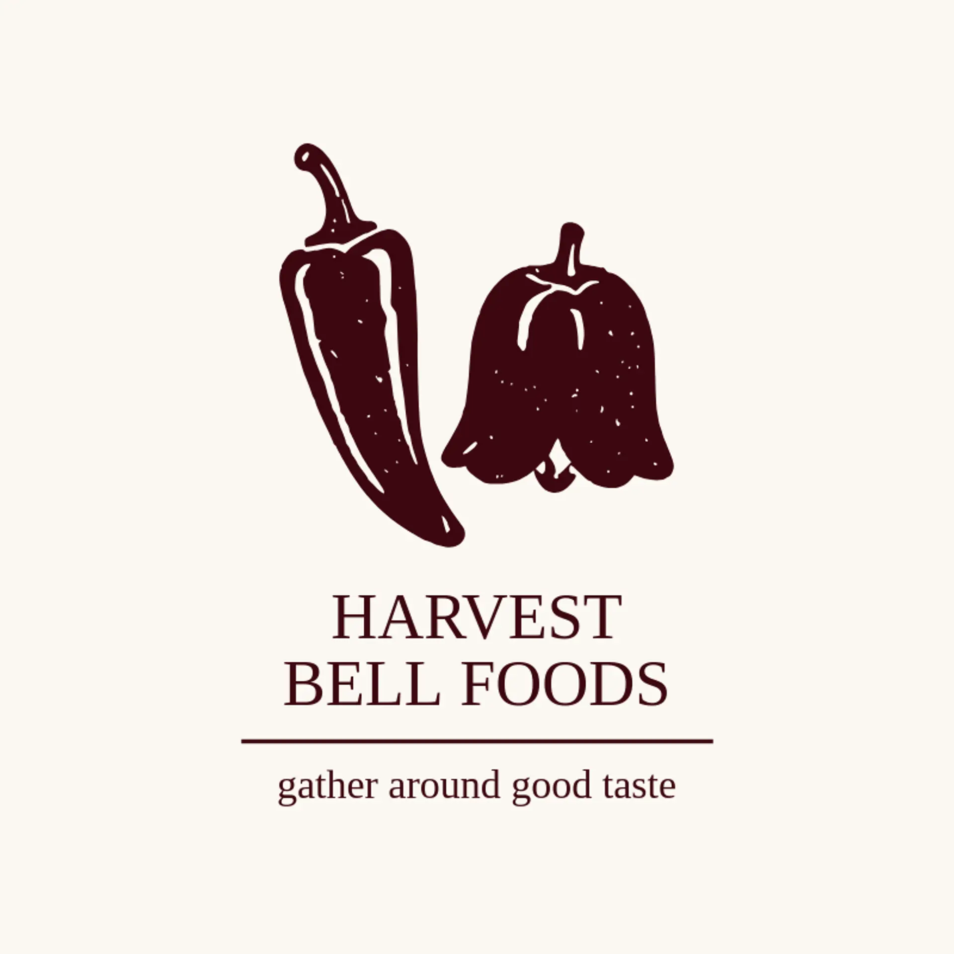 Harvest Bell Foods logo for pepper