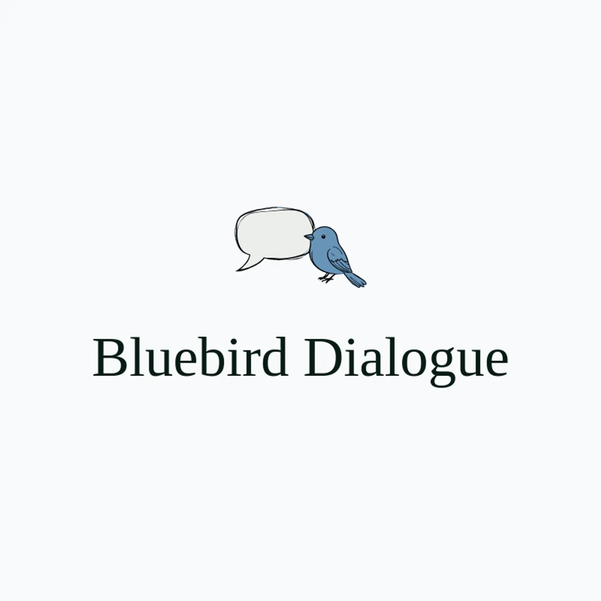 Bluebird Dialogue logo for chatbot