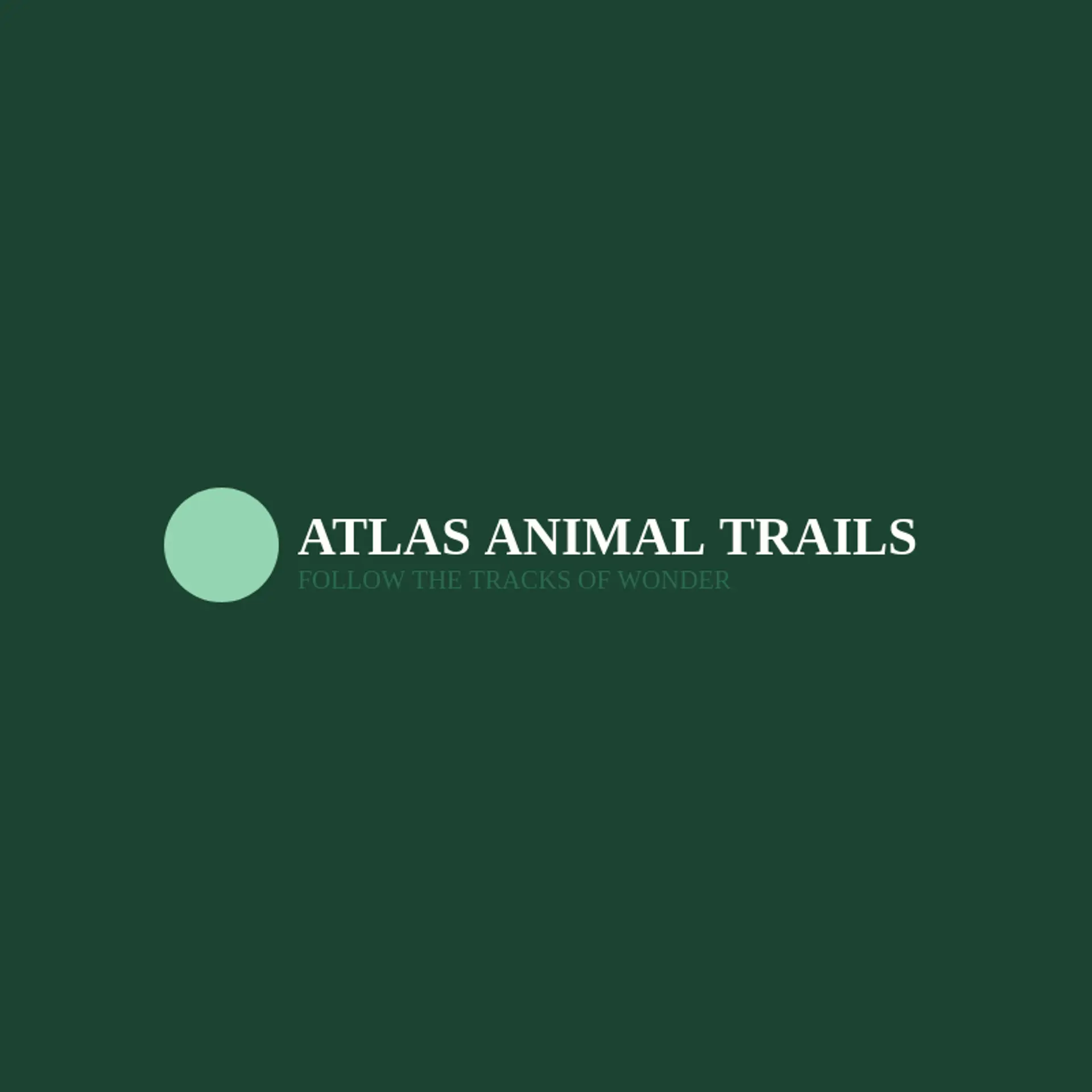 Atlas Animal Trails logo for safari