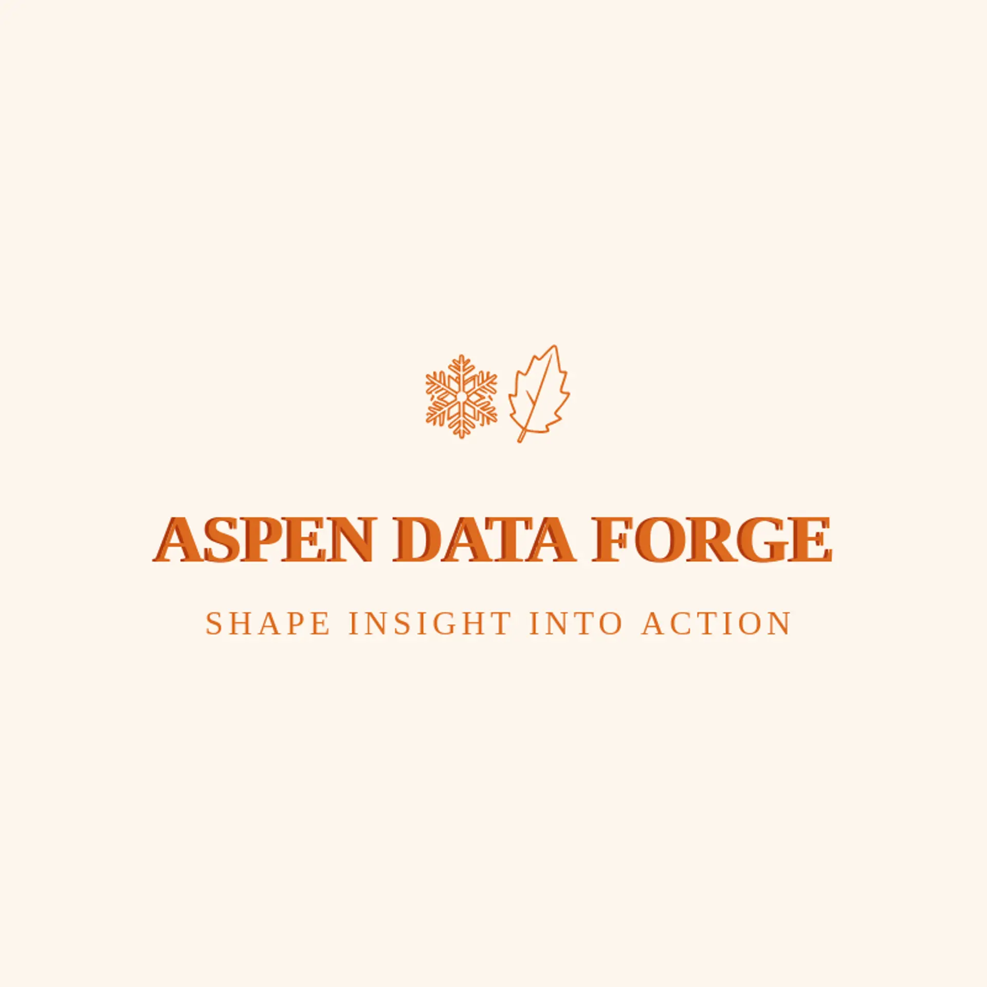 Aspen Data Forge logo for snowflake