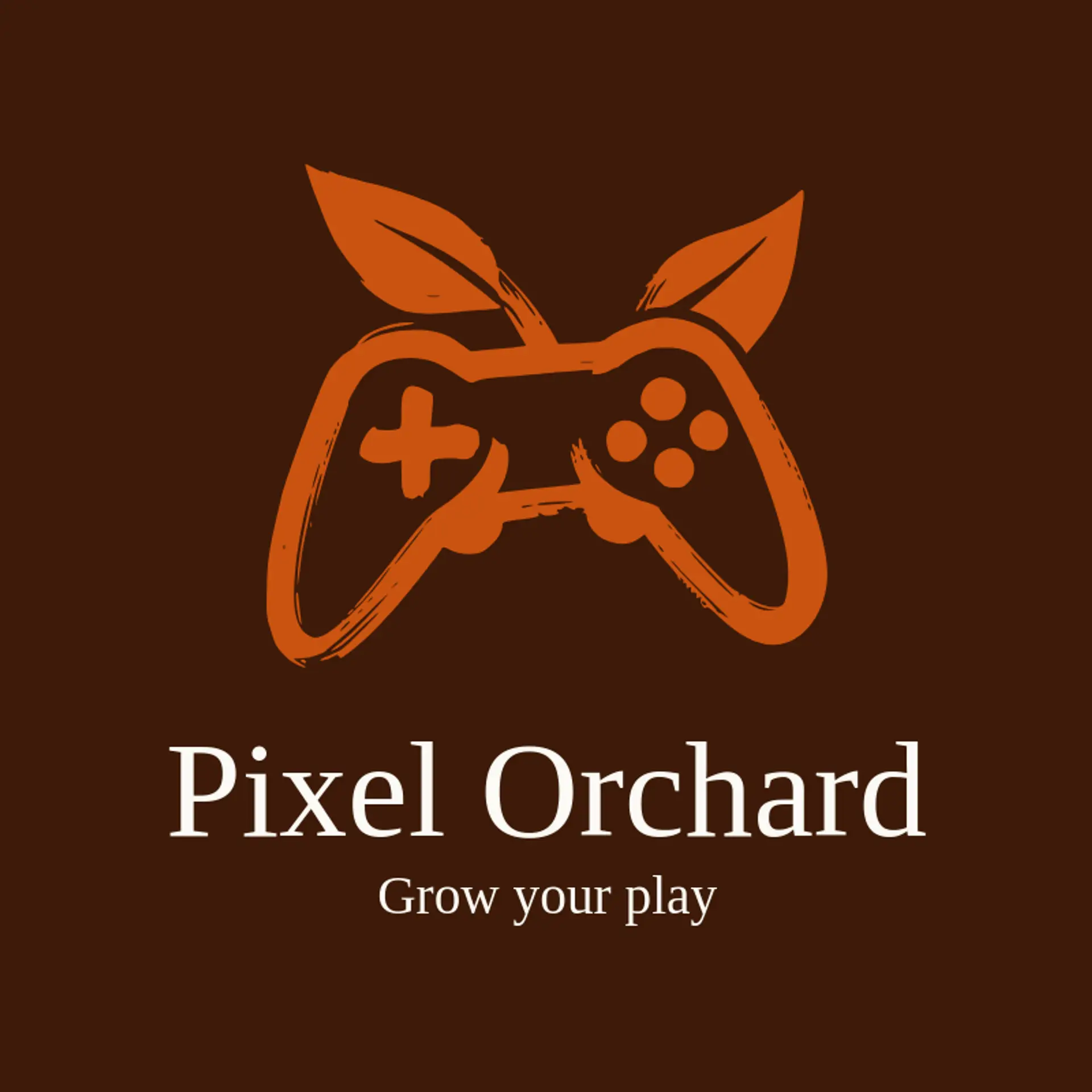 Pixel Orchard logo for game controller