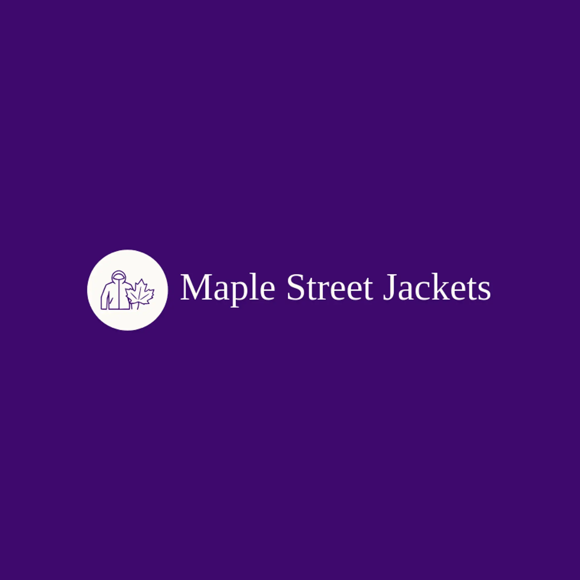 Maple Street Jackets logo for jacket