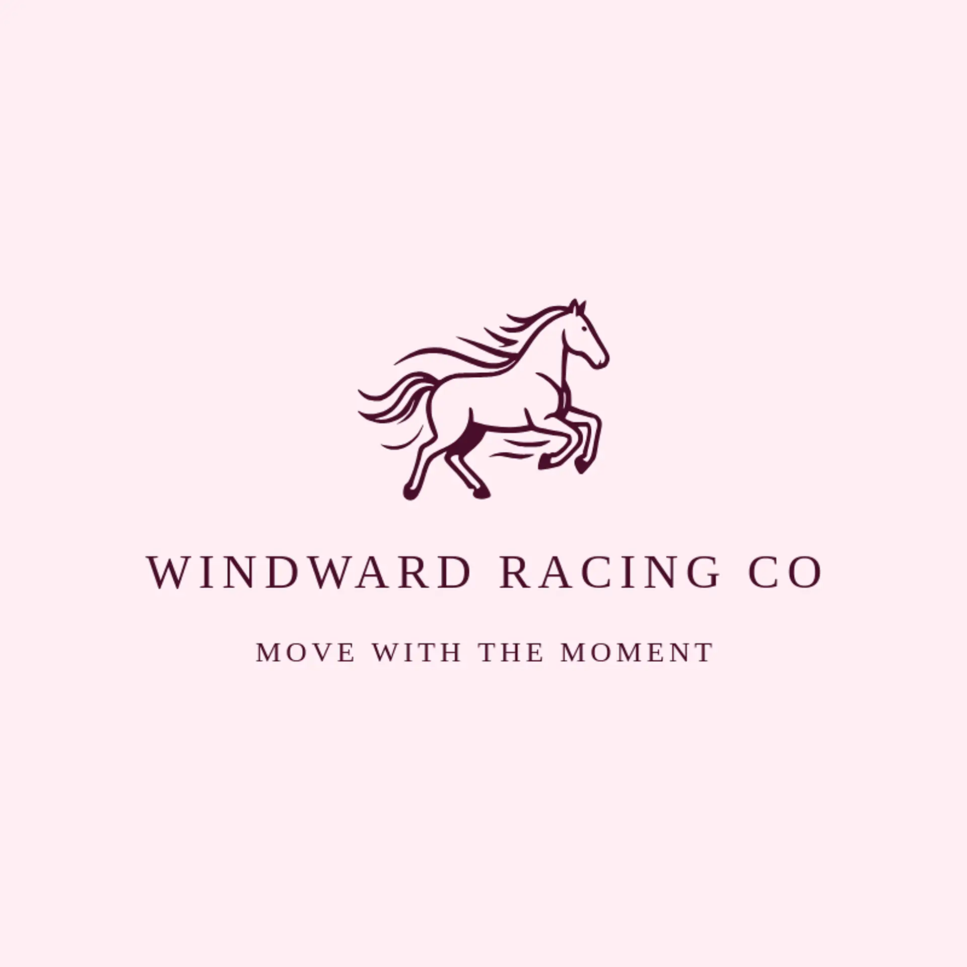 Windward Racing Co logo for horse racing