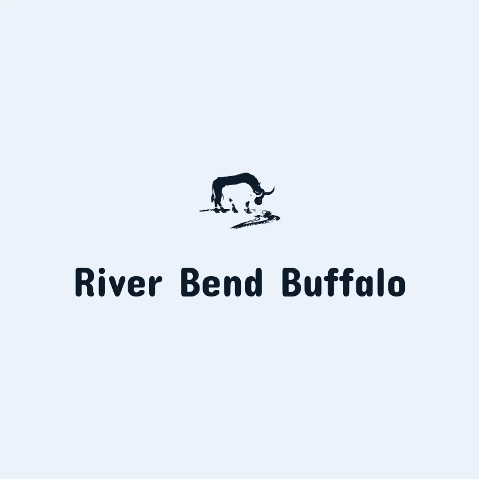 River Bend Buffalo logo for buffalo