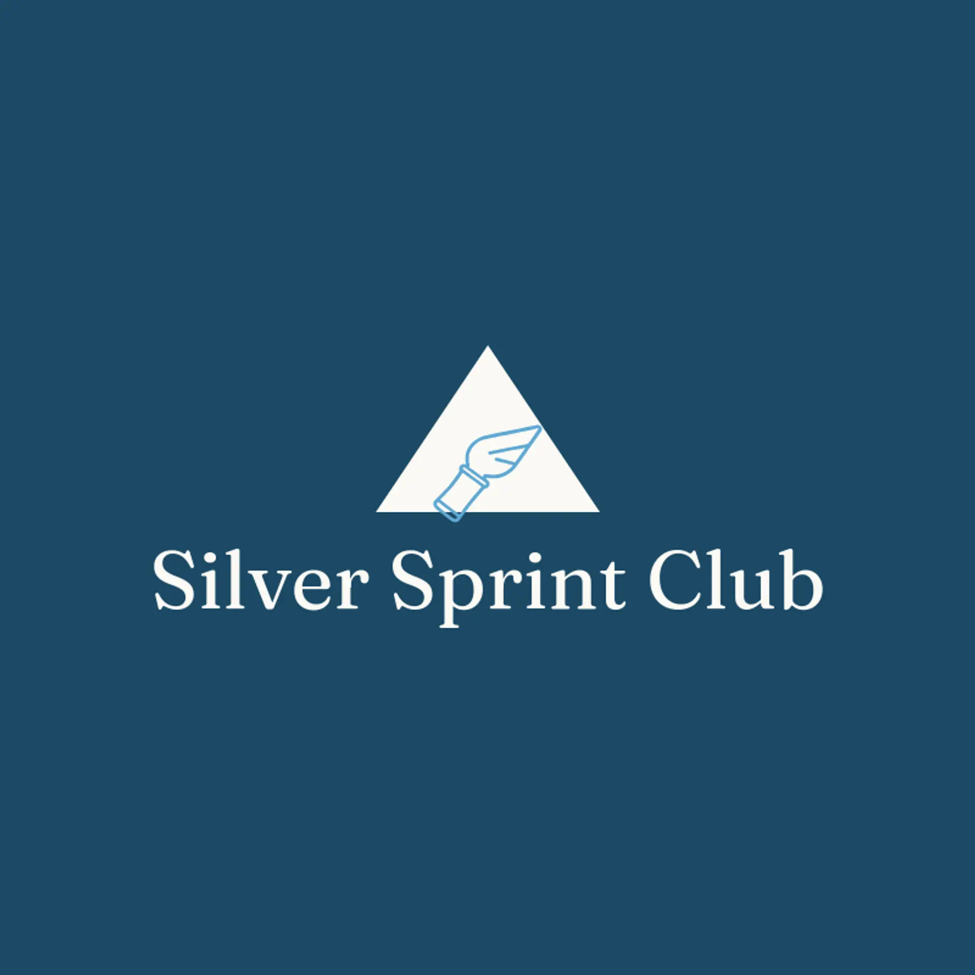 Silver Sprint Club logo for track