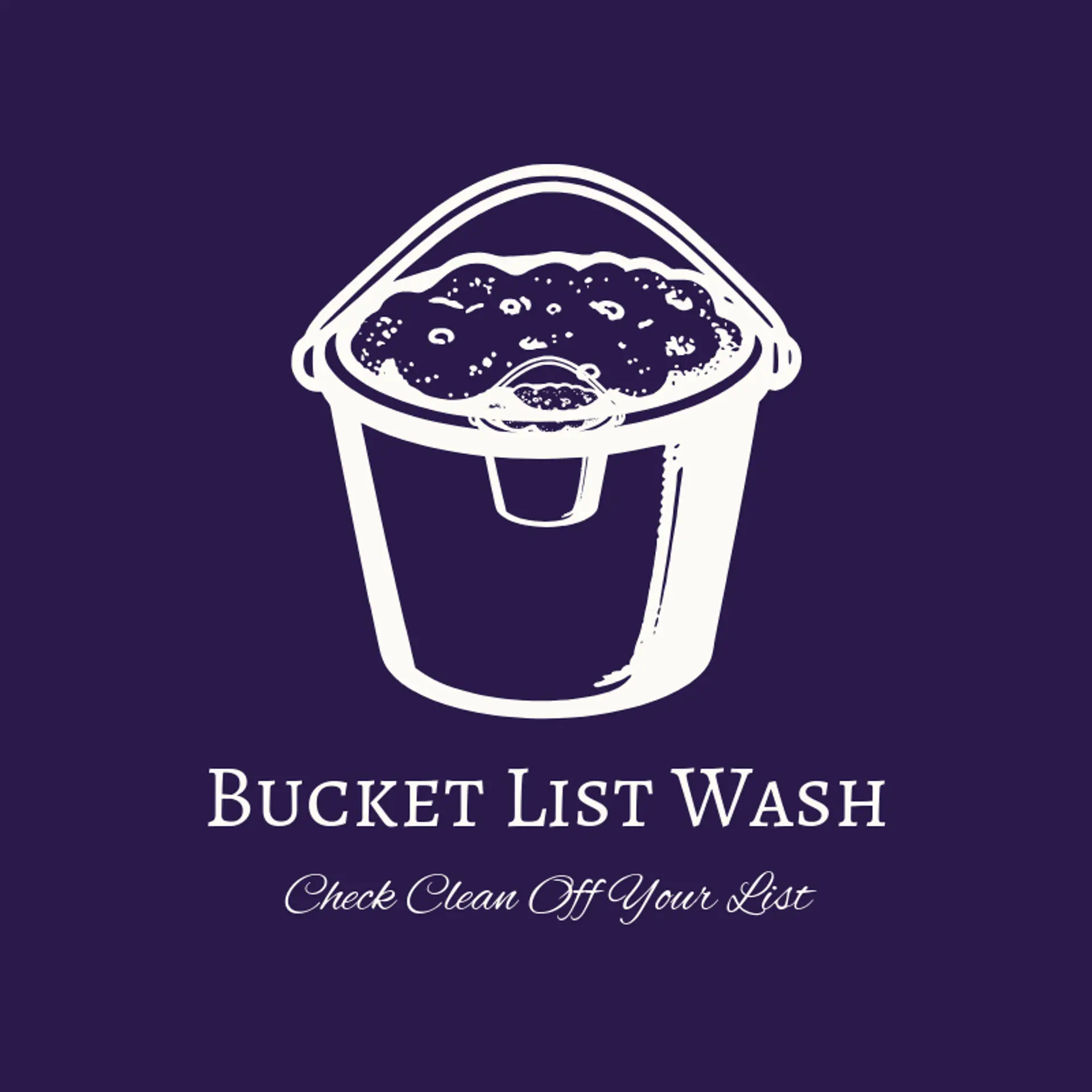 Bucket List Wash logo for car wash