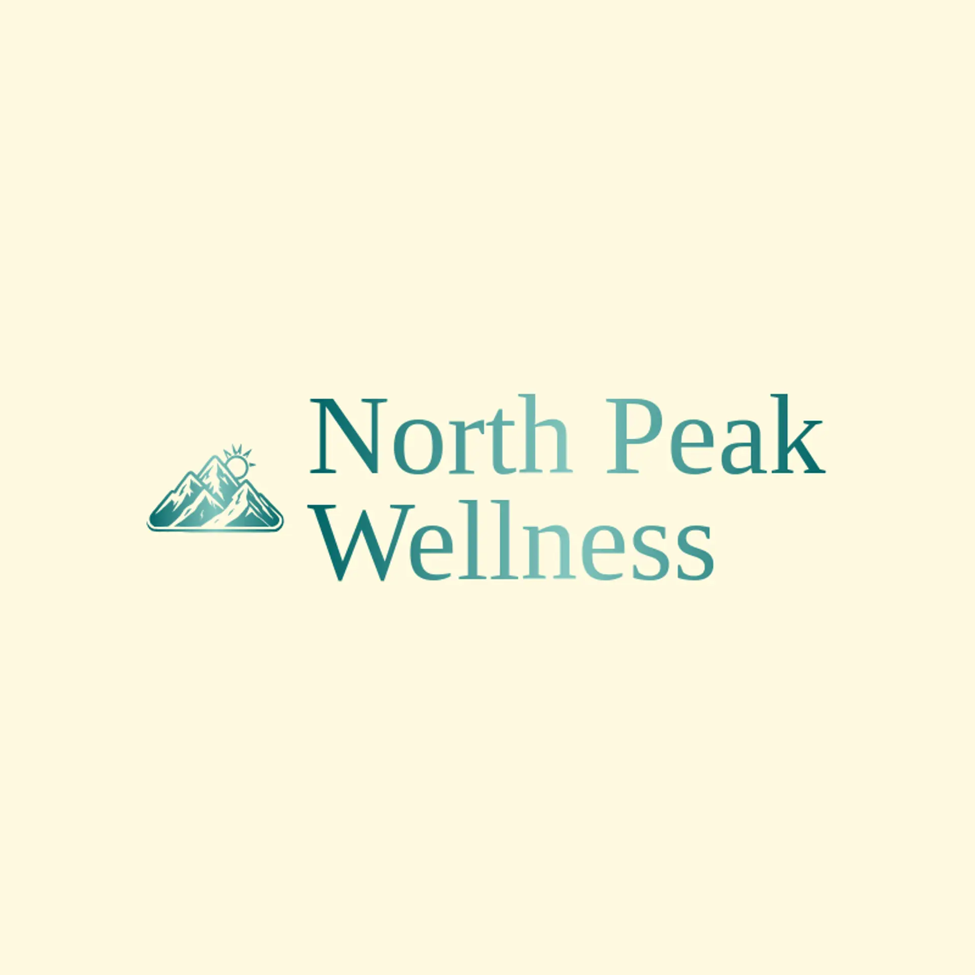 North Peak Wellness logo for winter
