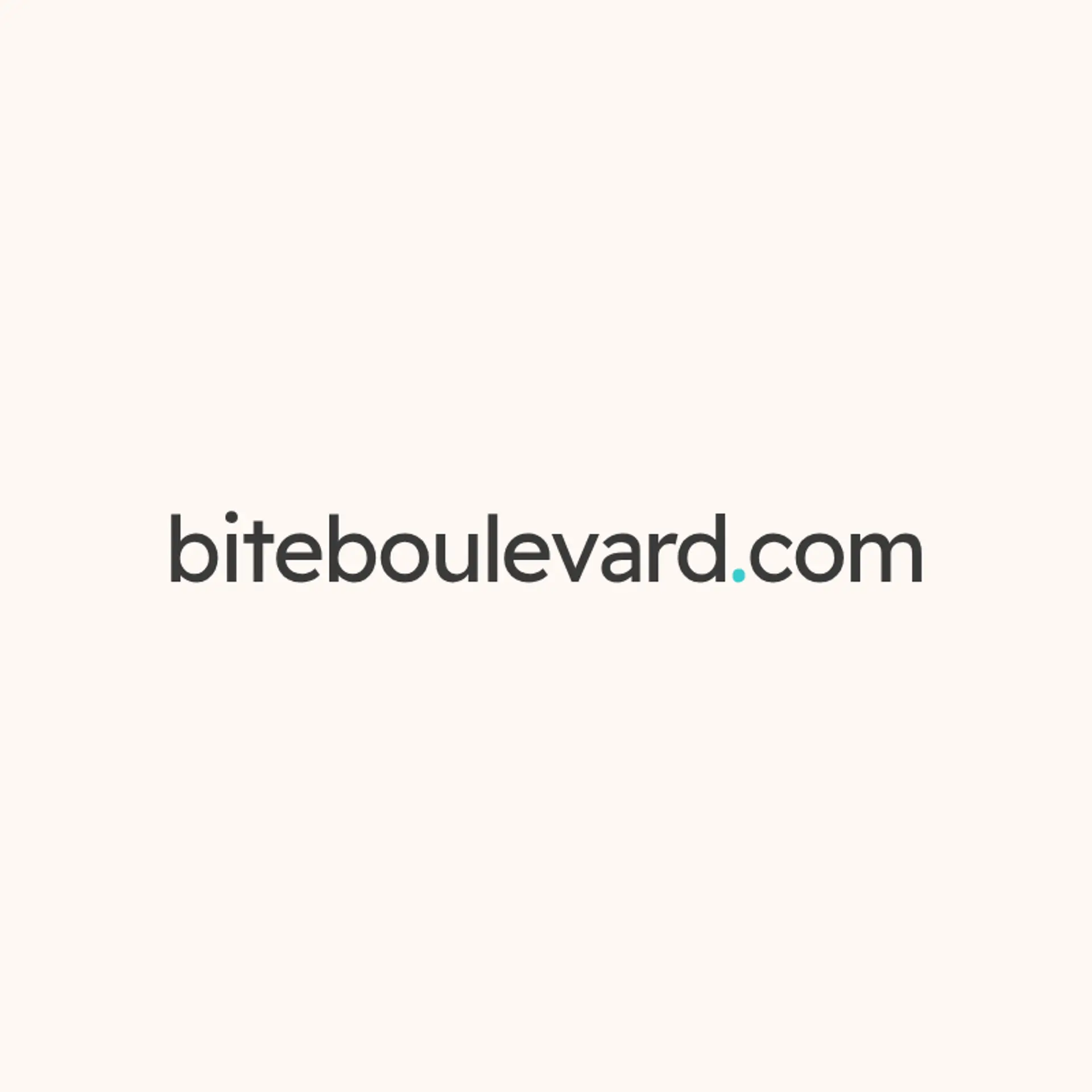 Bite Boulevard logo for cool restaurant