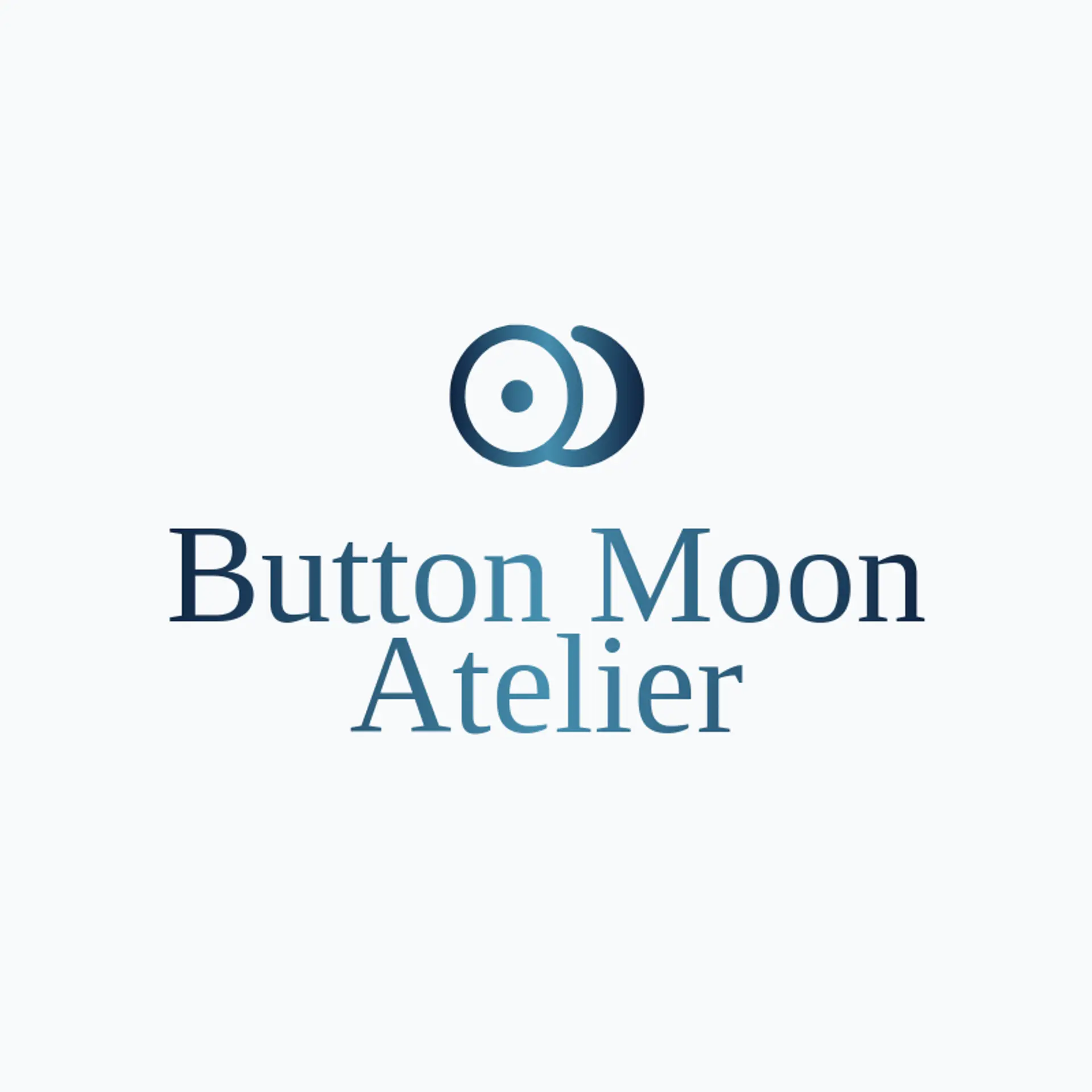 Button Moon Atelier logo for sewing