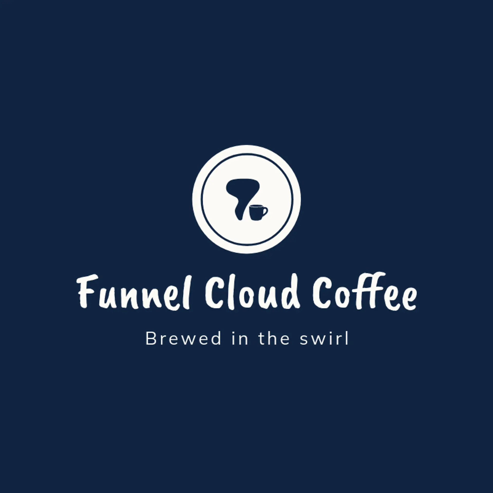 Funnel Cloud Coffee logo for cyclone