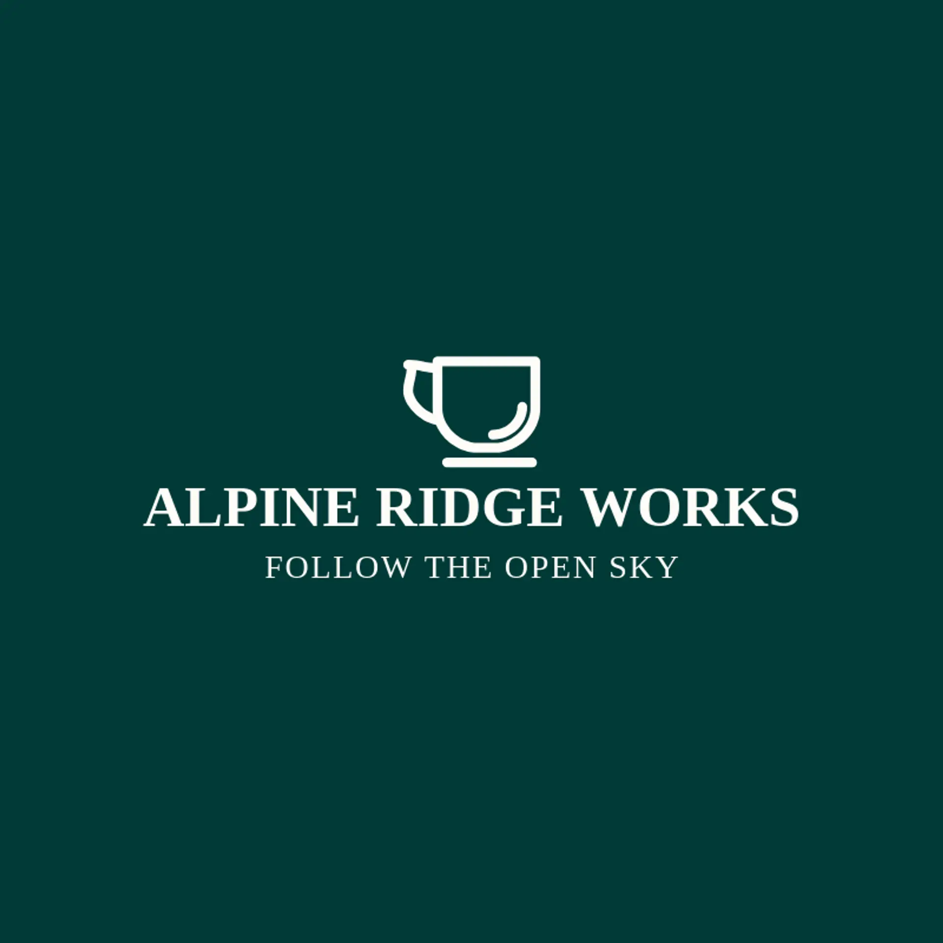Alpine Ridge Works logo for alpine