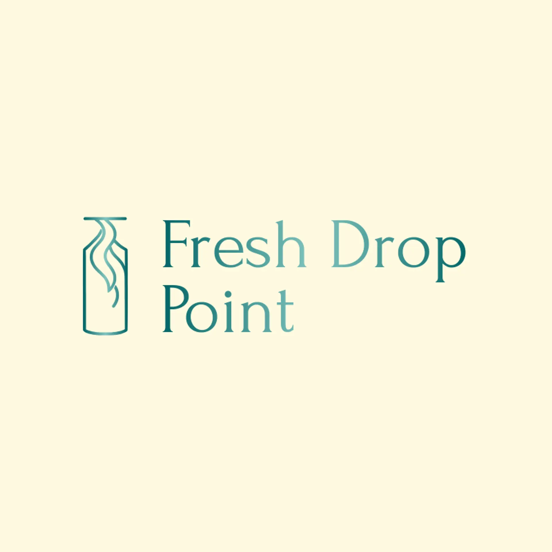 Fresh Drop Point logo for water refilling station