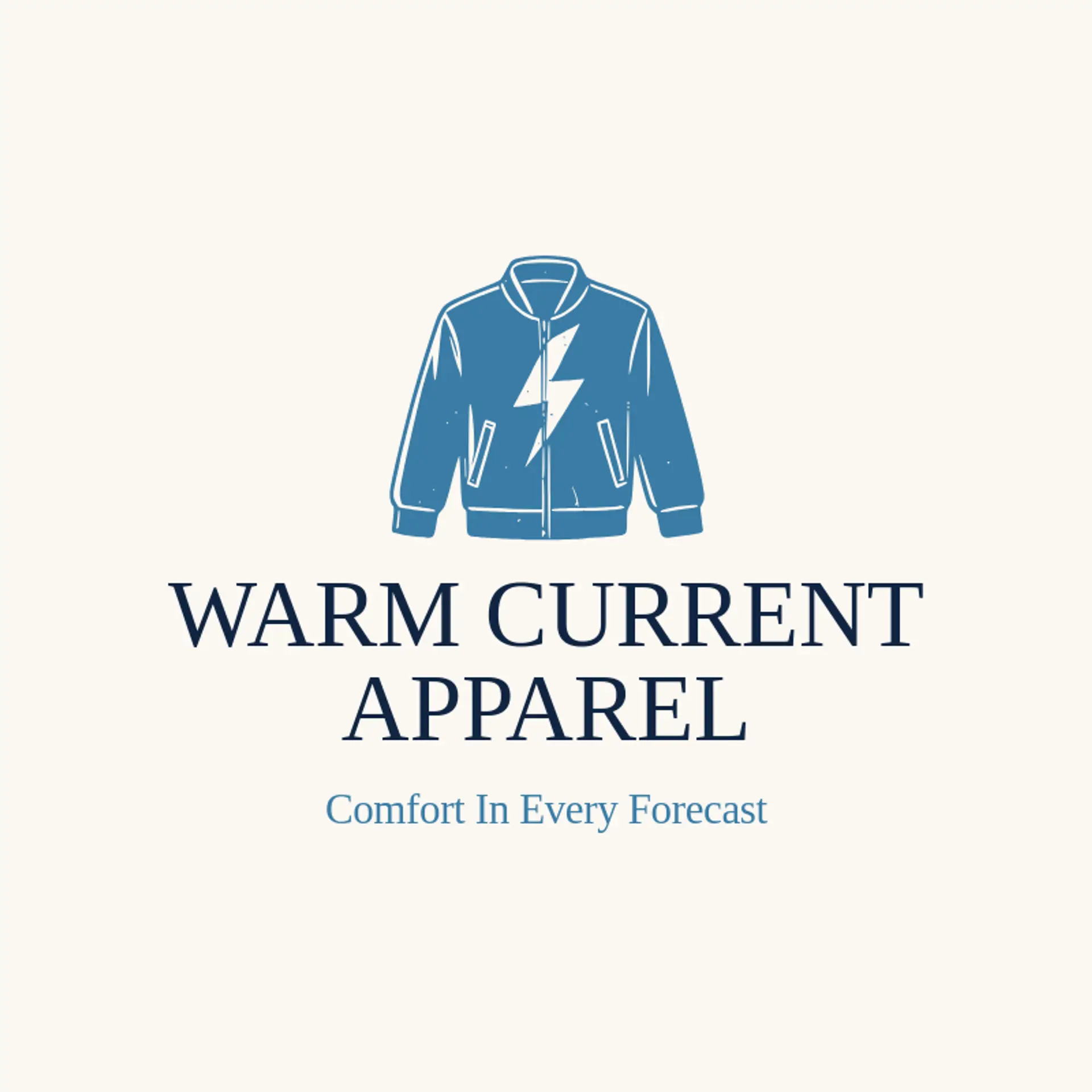 Warm Current Apparel logo for jacket