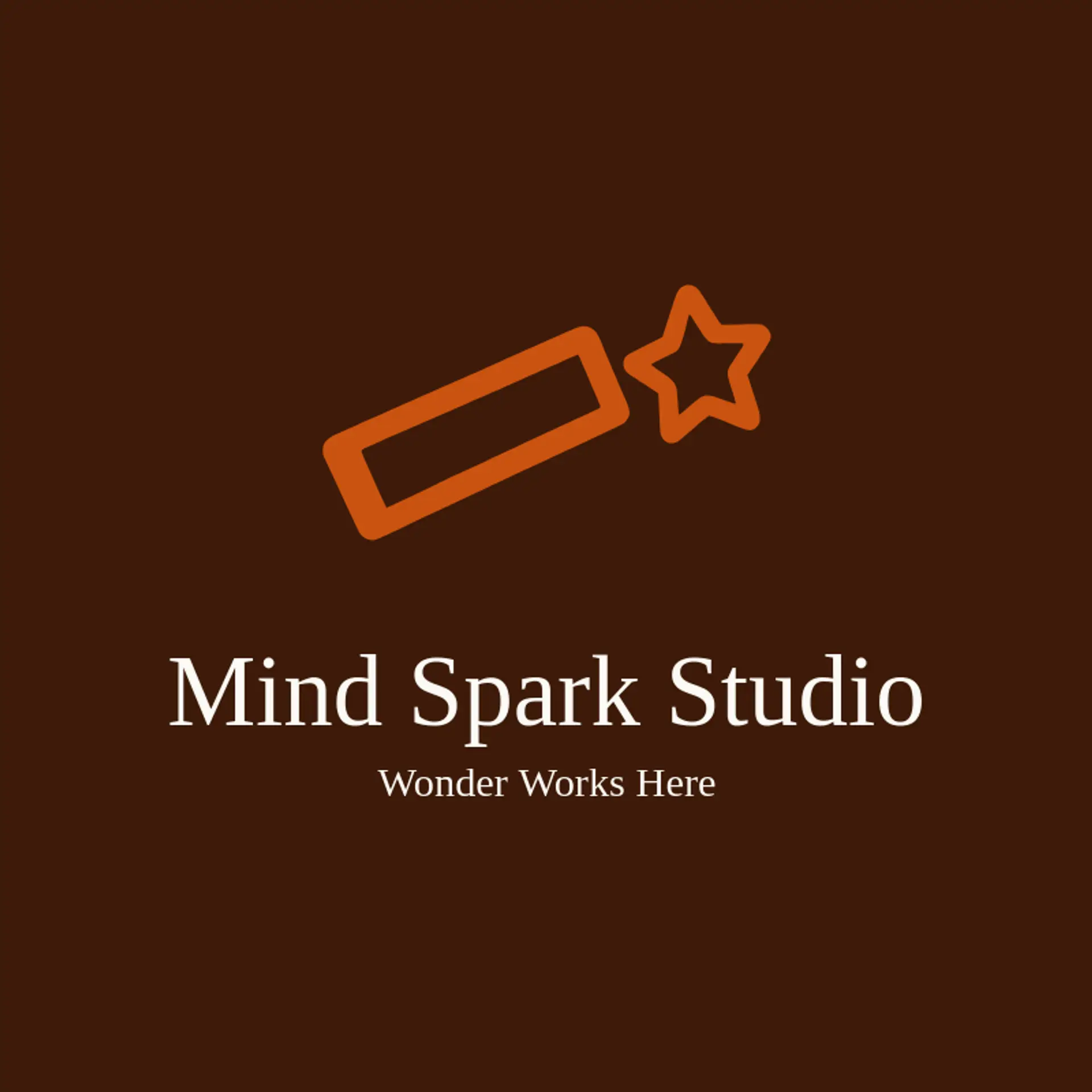 Mind Spark Studio logo for nerd