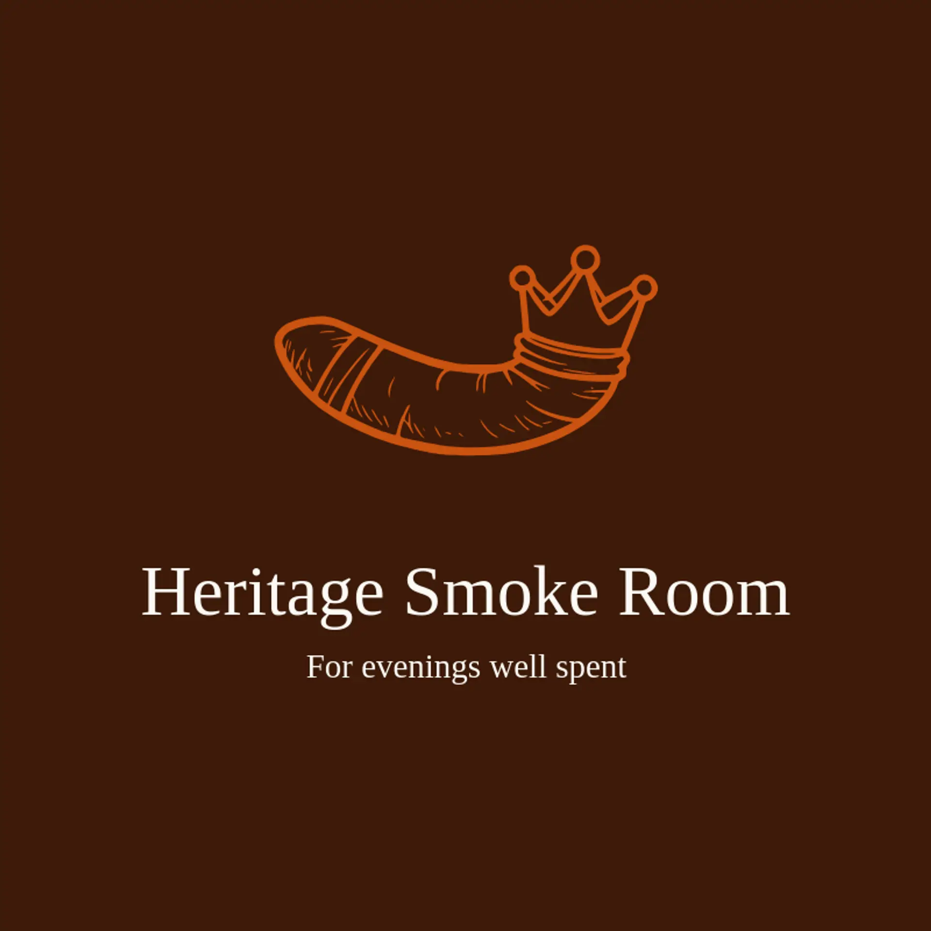 Heritage Smoke Room logo for cigar