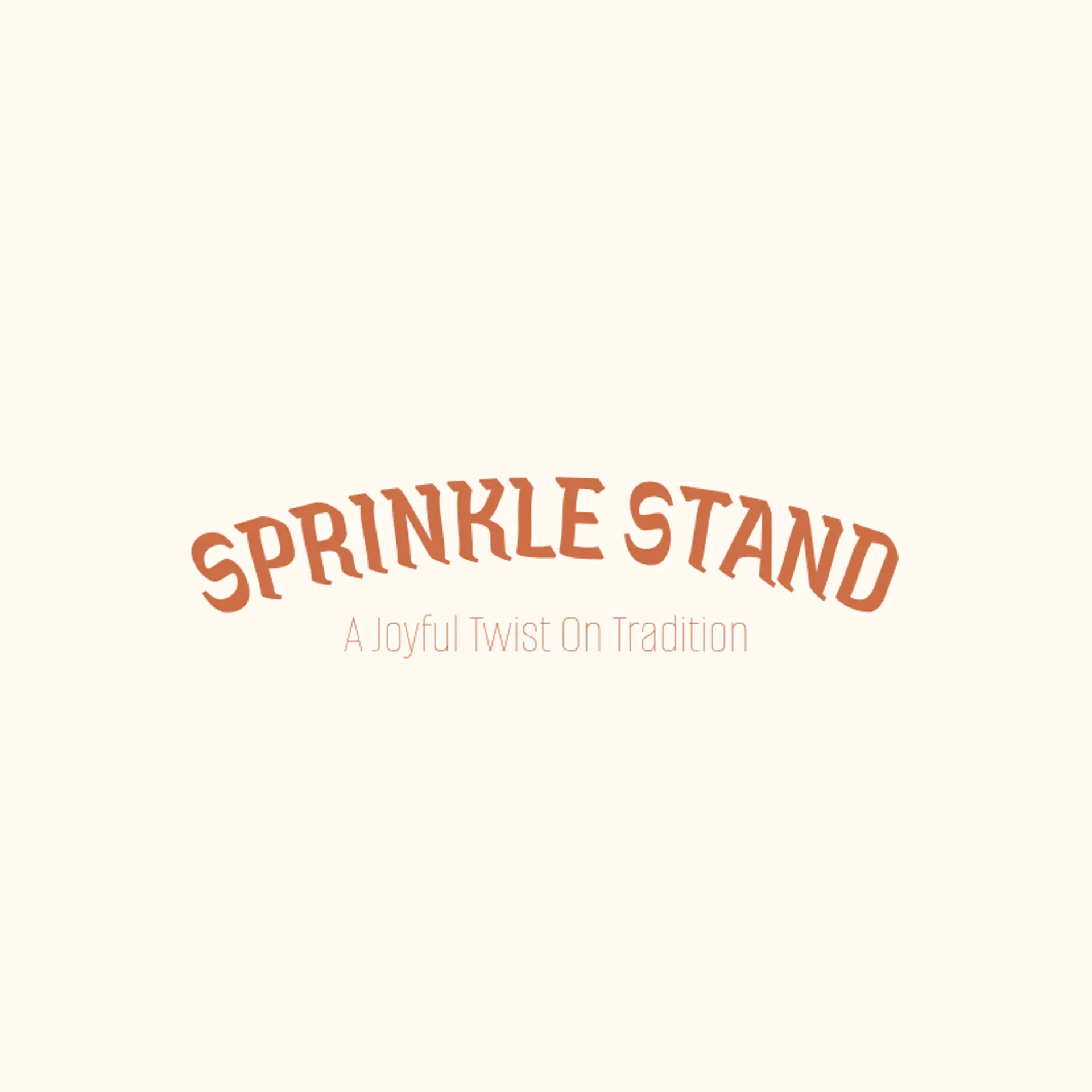 Sprinkle Stand logo for unique bakery