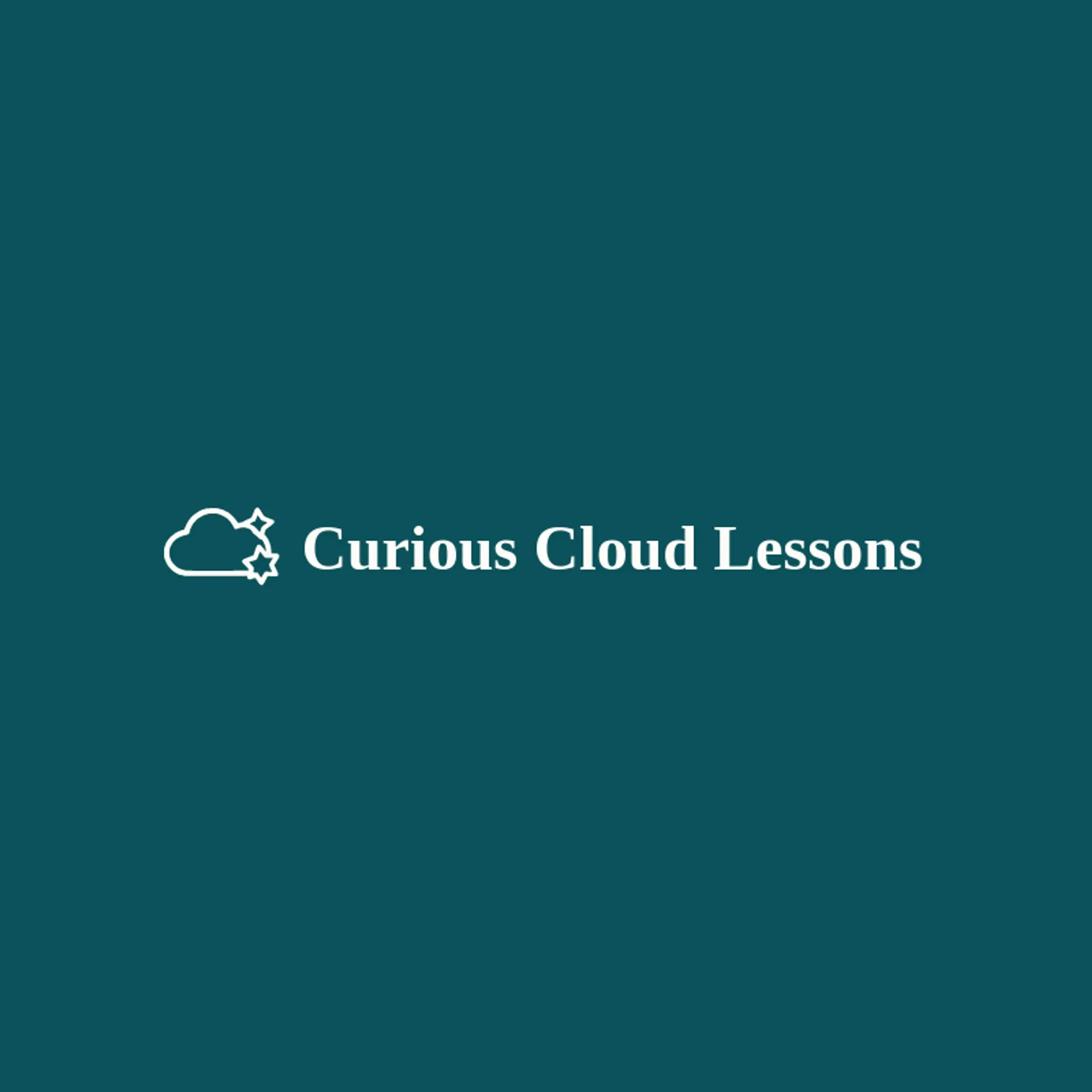 Curious Cloud Lessons logo for tutoring